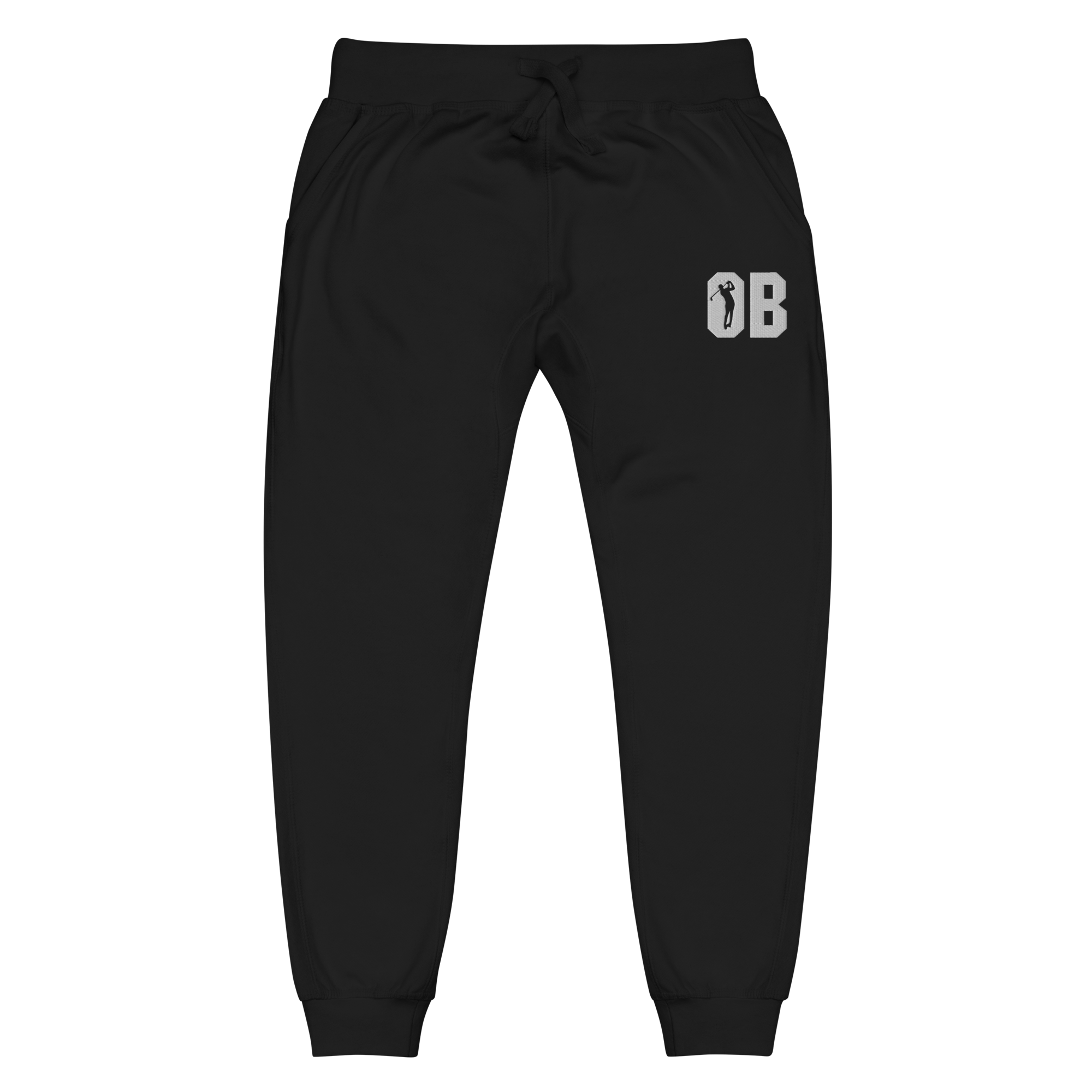 unisex-fleece-sweatpants-black-front-68e446fa98810.png