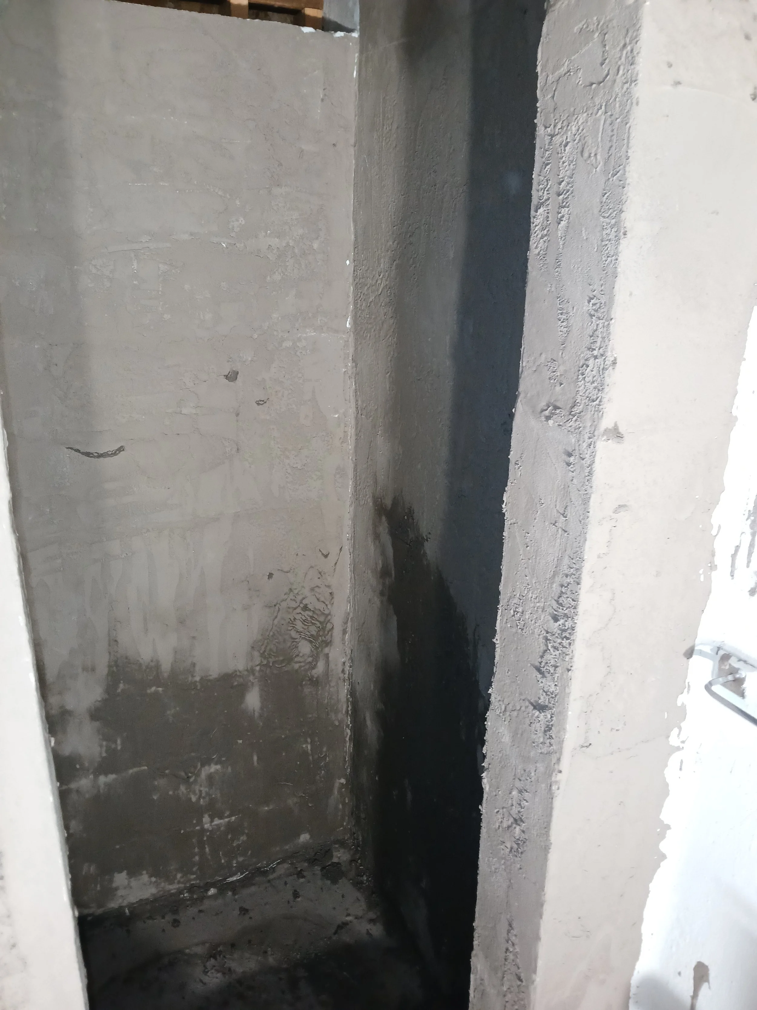 Basement Shower Prep for Tile