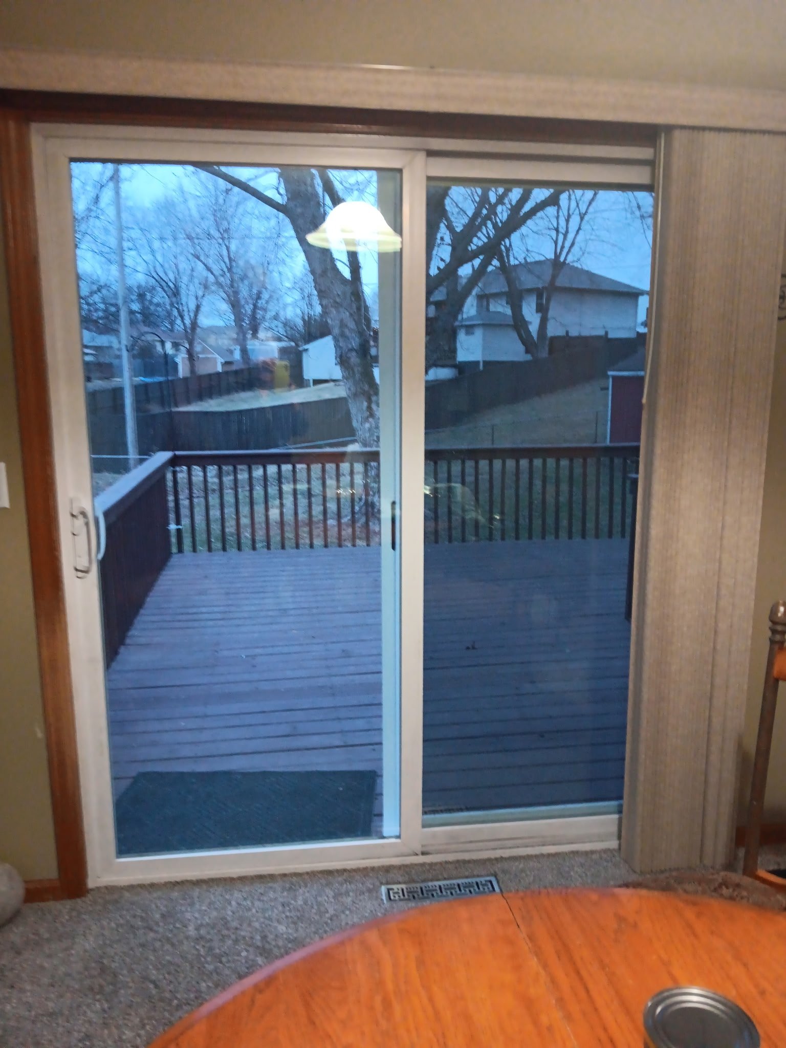 Screen Door Rollers Removed and Replaced