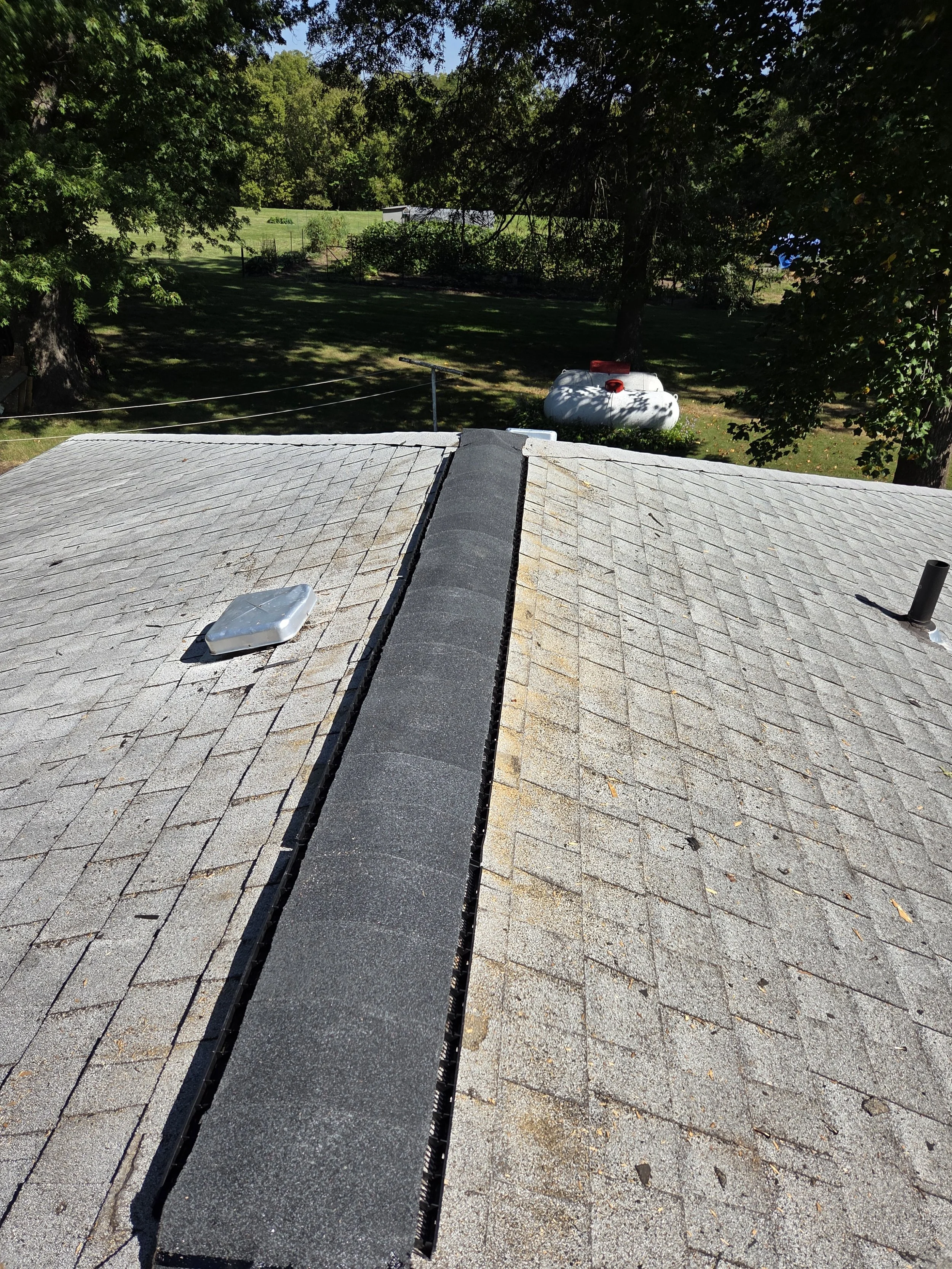 Vented Ridge-cap Install