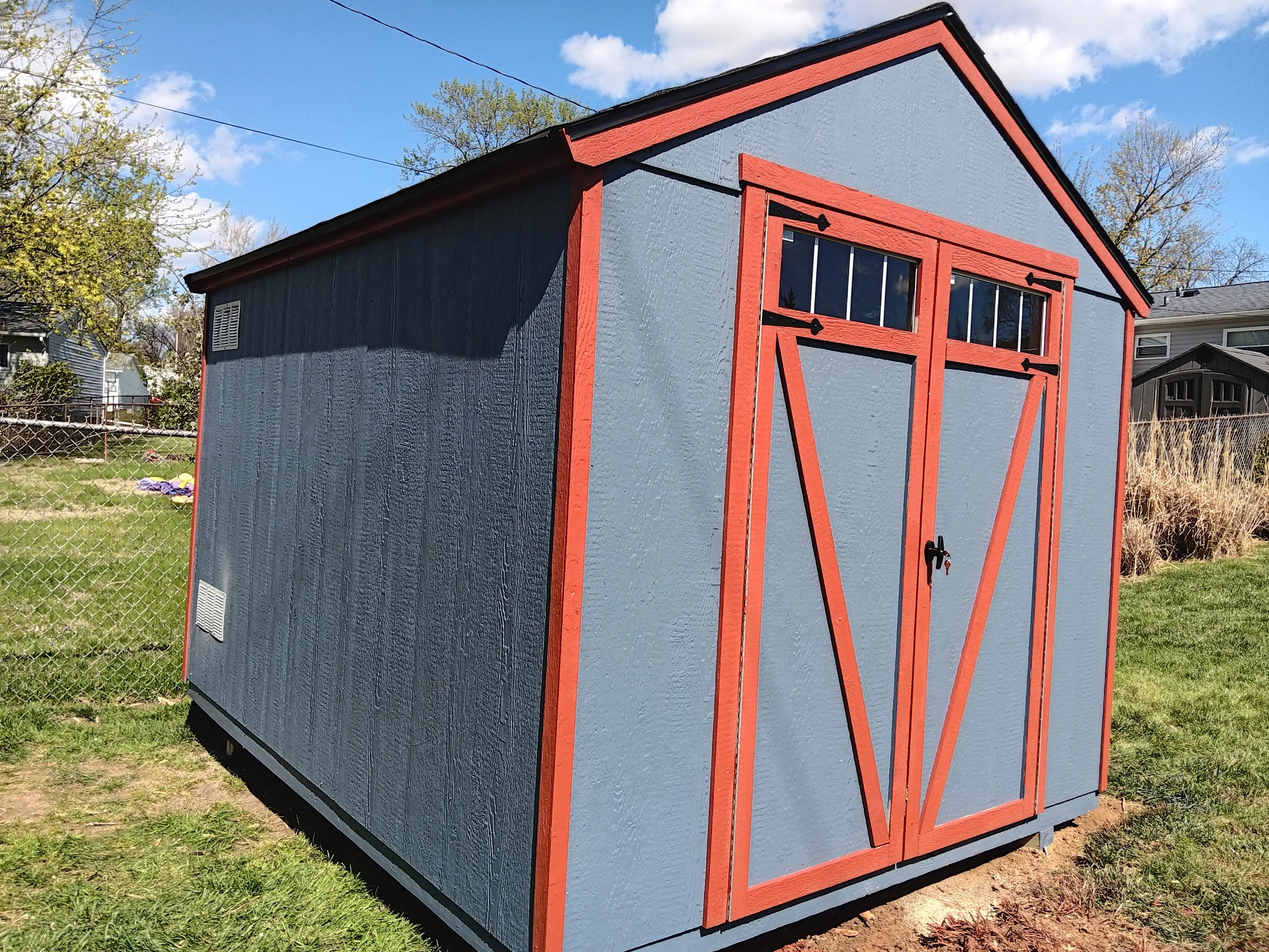 New Shed Paint 