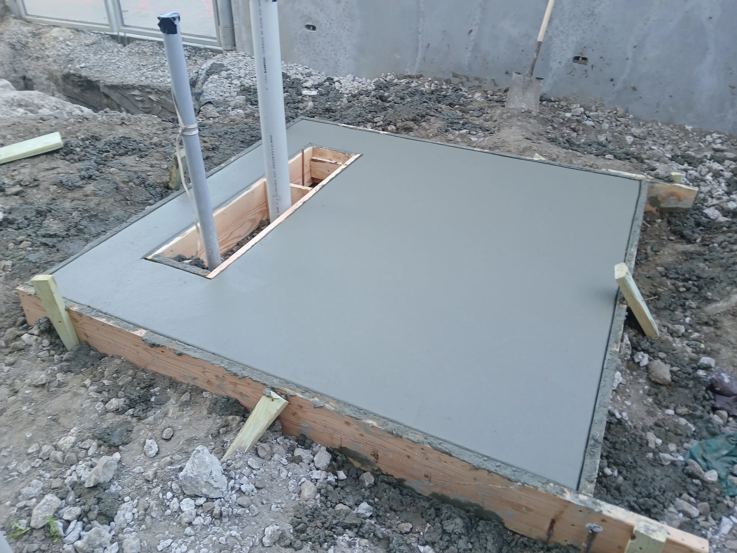 Concrete Pour / Finish - Electrical - Transformer Pad