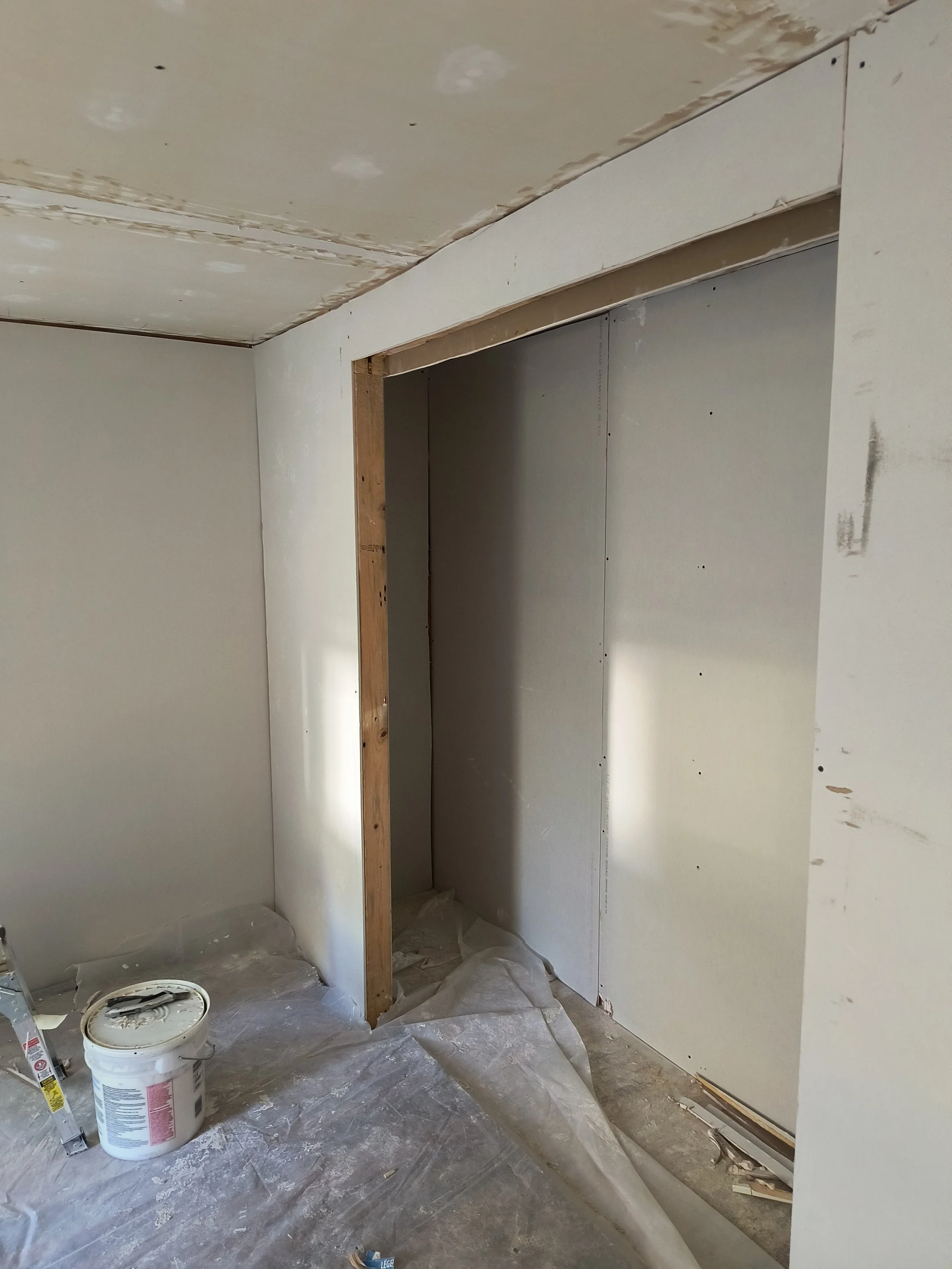 Remodel / Drywall Prep for Closet