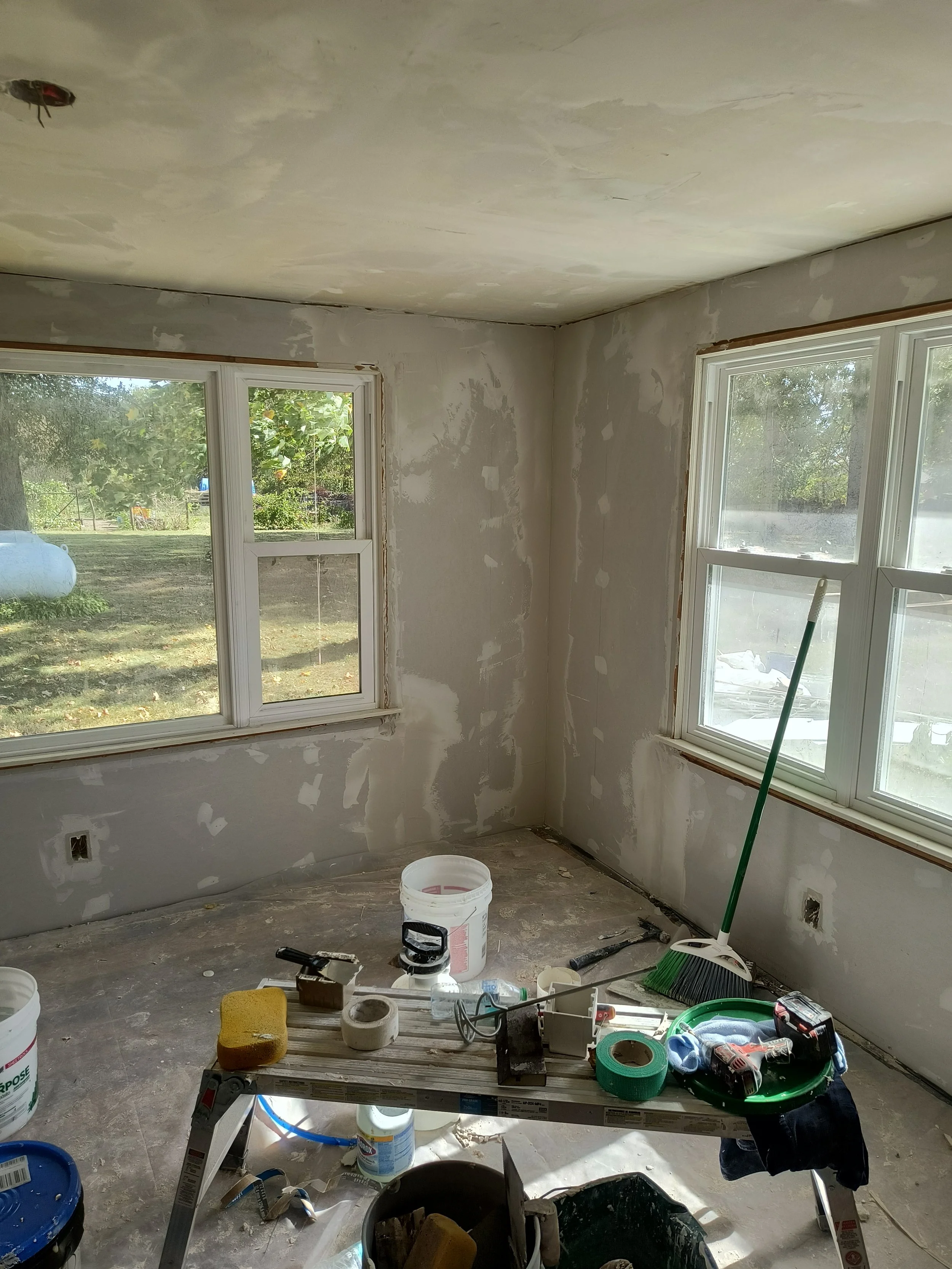Remodel / Drywall Prep for Sunroom