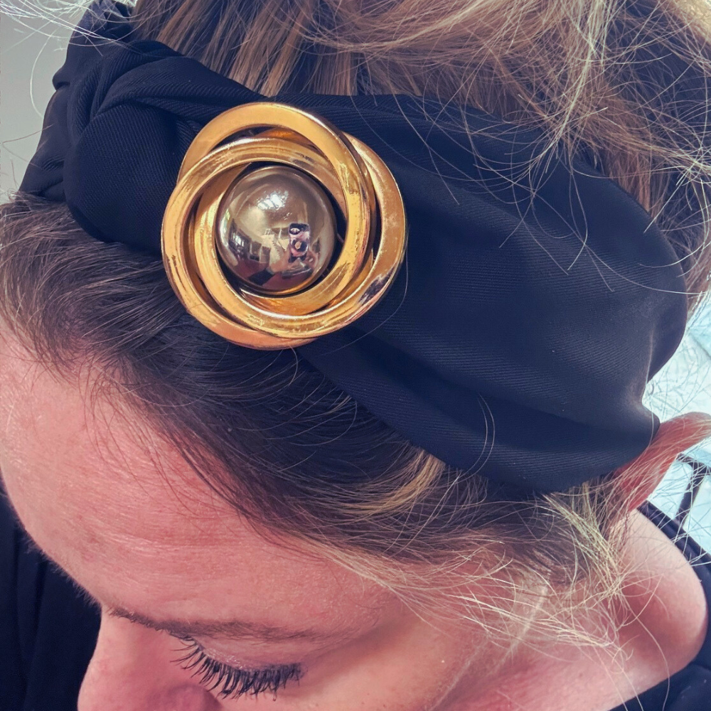 1978 Vintage Dior Pin-Up Headwrap