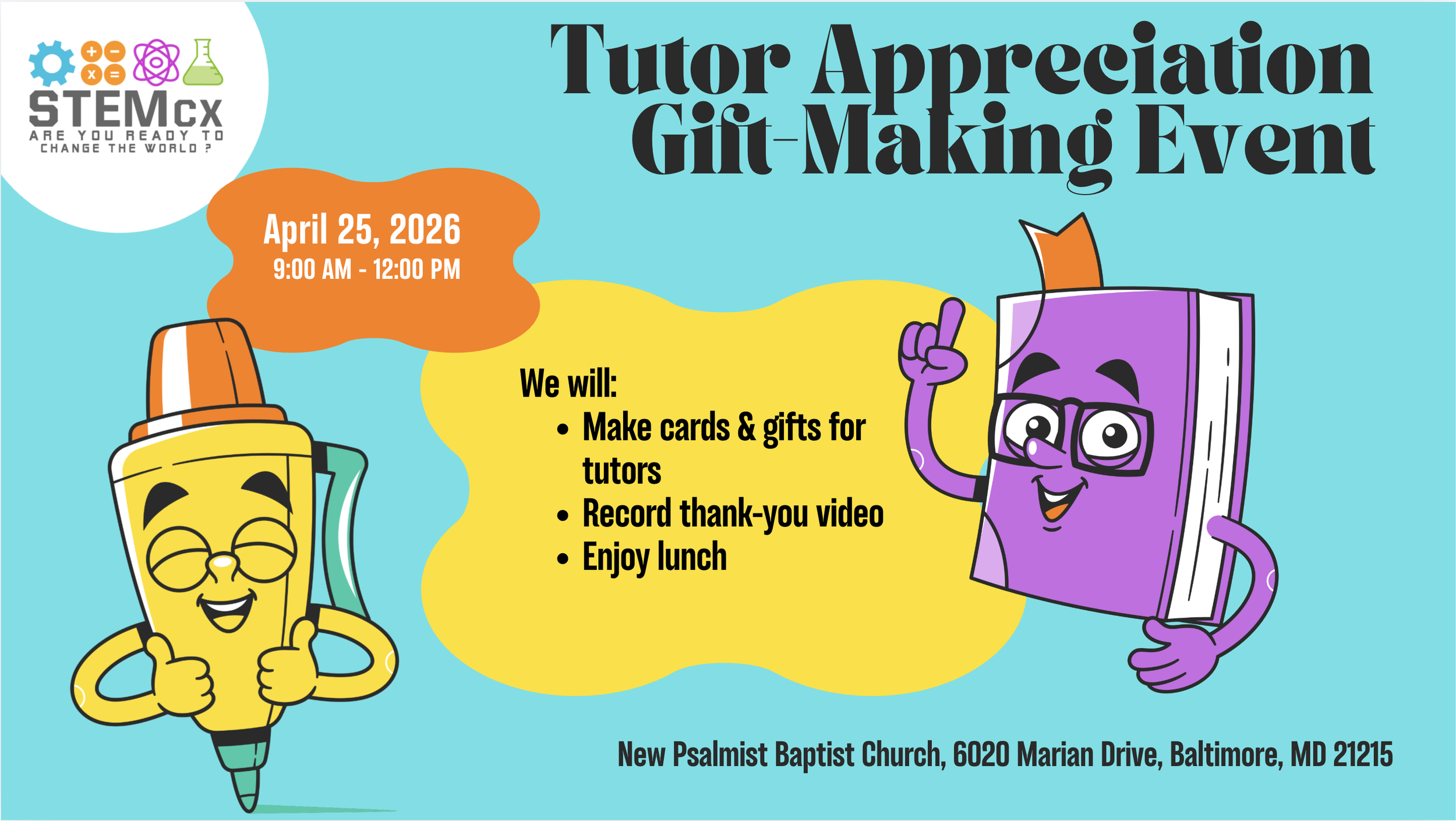 Tutor Appreciation Gift-Making Event