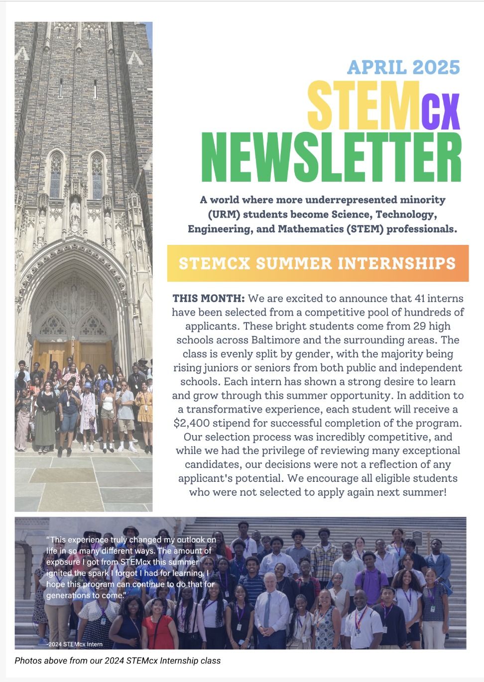 April 2025 Newsletter