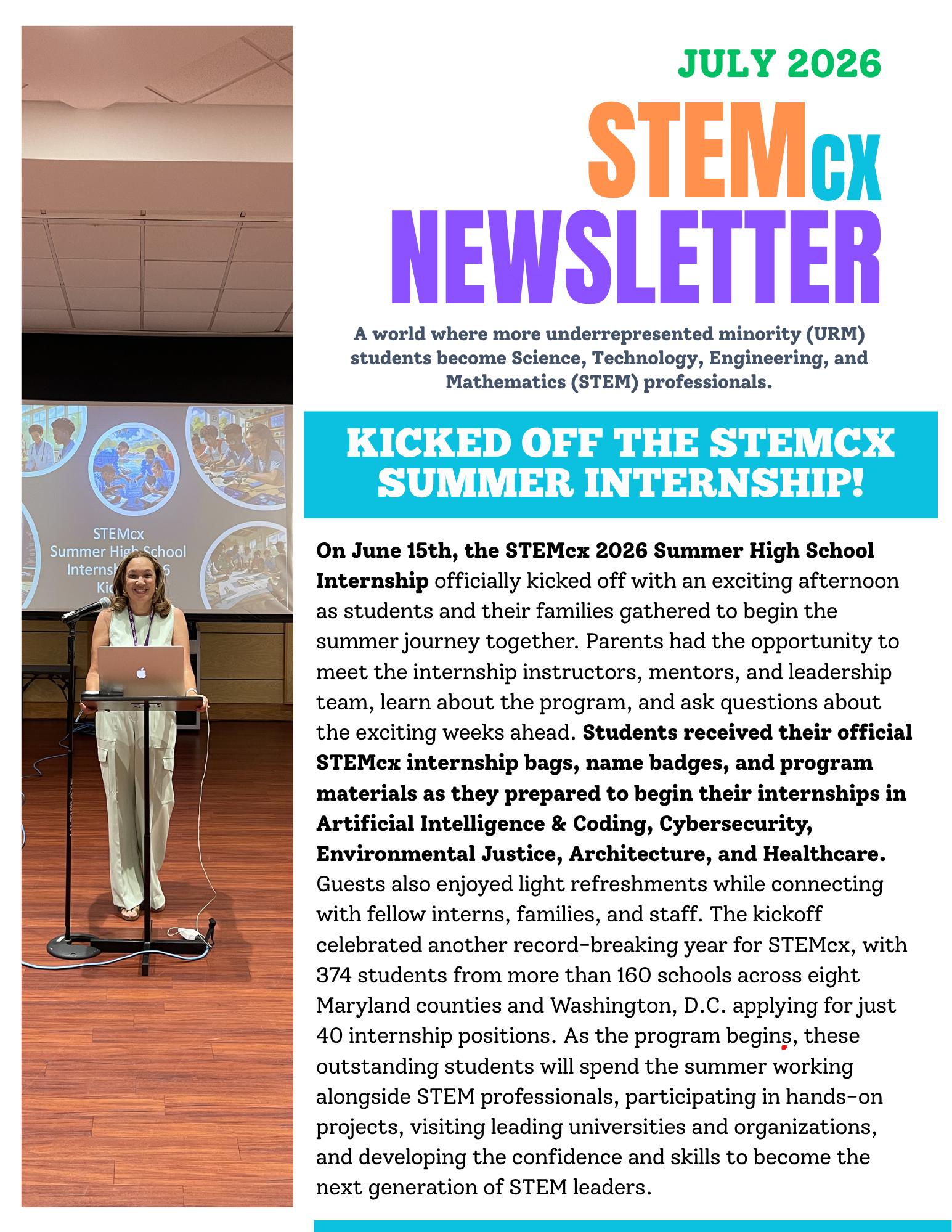 July 2026 Newsletter
