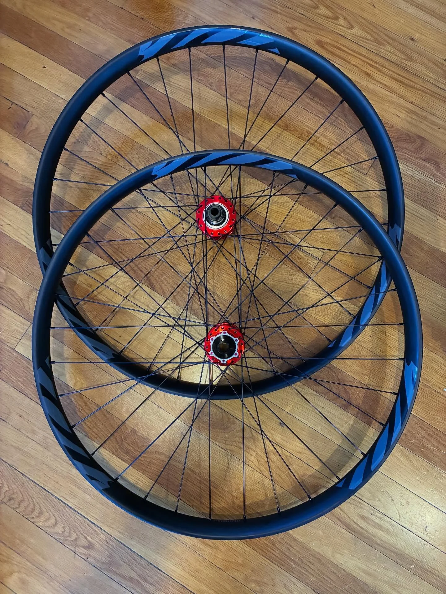 These are headed out to Colorado next week. Onyx Racing Classic hubs laced to Ibis S35 carbon rims. These are ready for just about any terrain that is out there. 2000 grams. #vernbuiltwheels #handbuiltwheelsarebetter #onyxracingproducts #ibiscarbonri