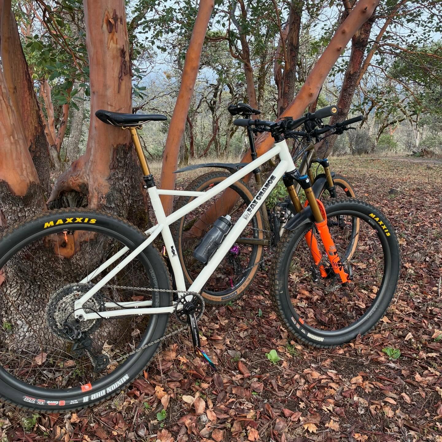 Views on the morning commute. #viewsonthemorningcommute #orbealaufey #fatchancewicked #visitjacksonvilleoregon #ilovethesmellofsingletrackinthemorning