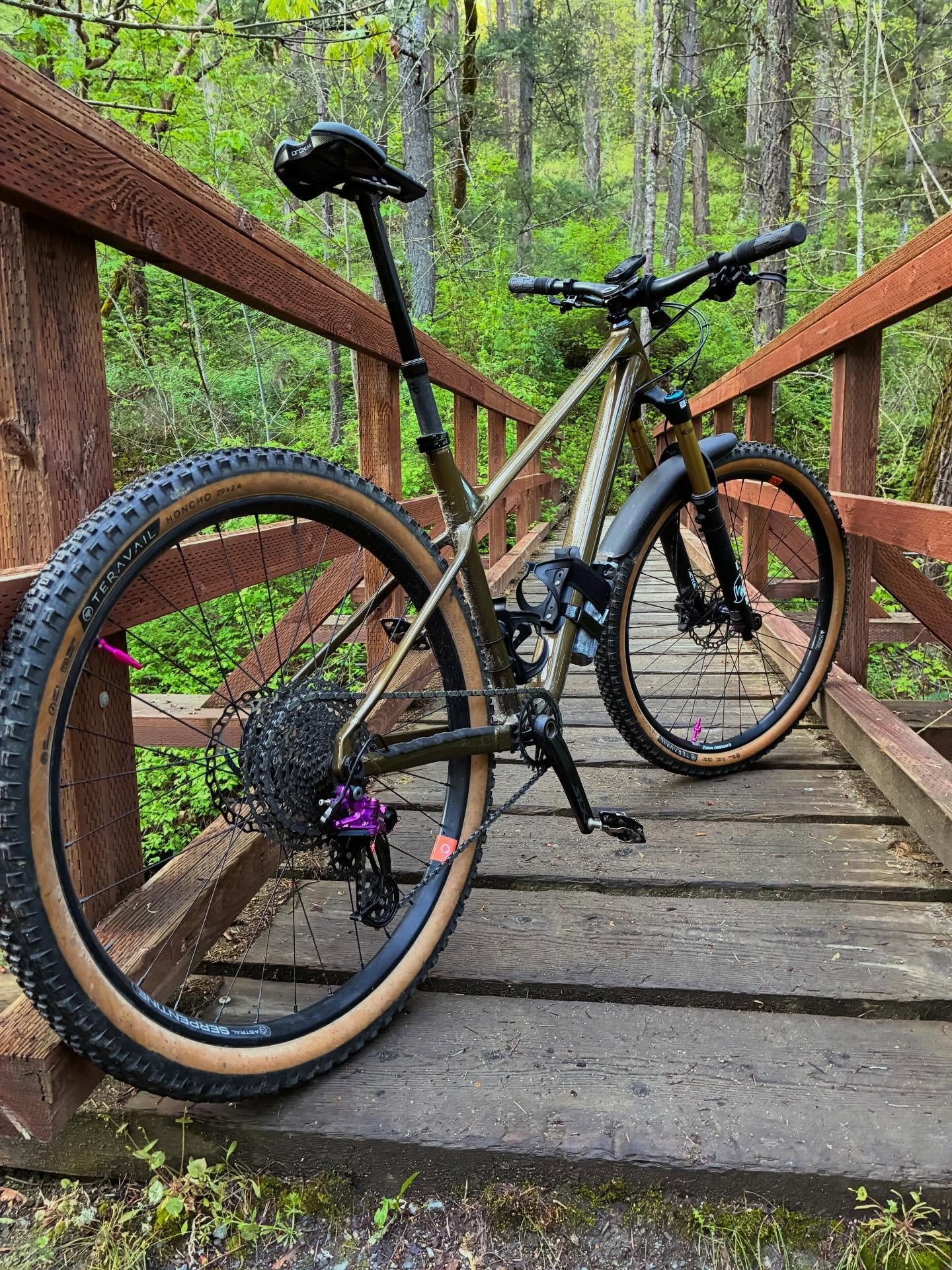 Views on the morning commute. Stop by the this Saturday to help us celebrate 30 years. Ride starts at 9 am. Party starts at noon  with the Brothers Reed playing from 1 to 3 pm. Lying about how easy the ride was starts as soon as the first finisher ge