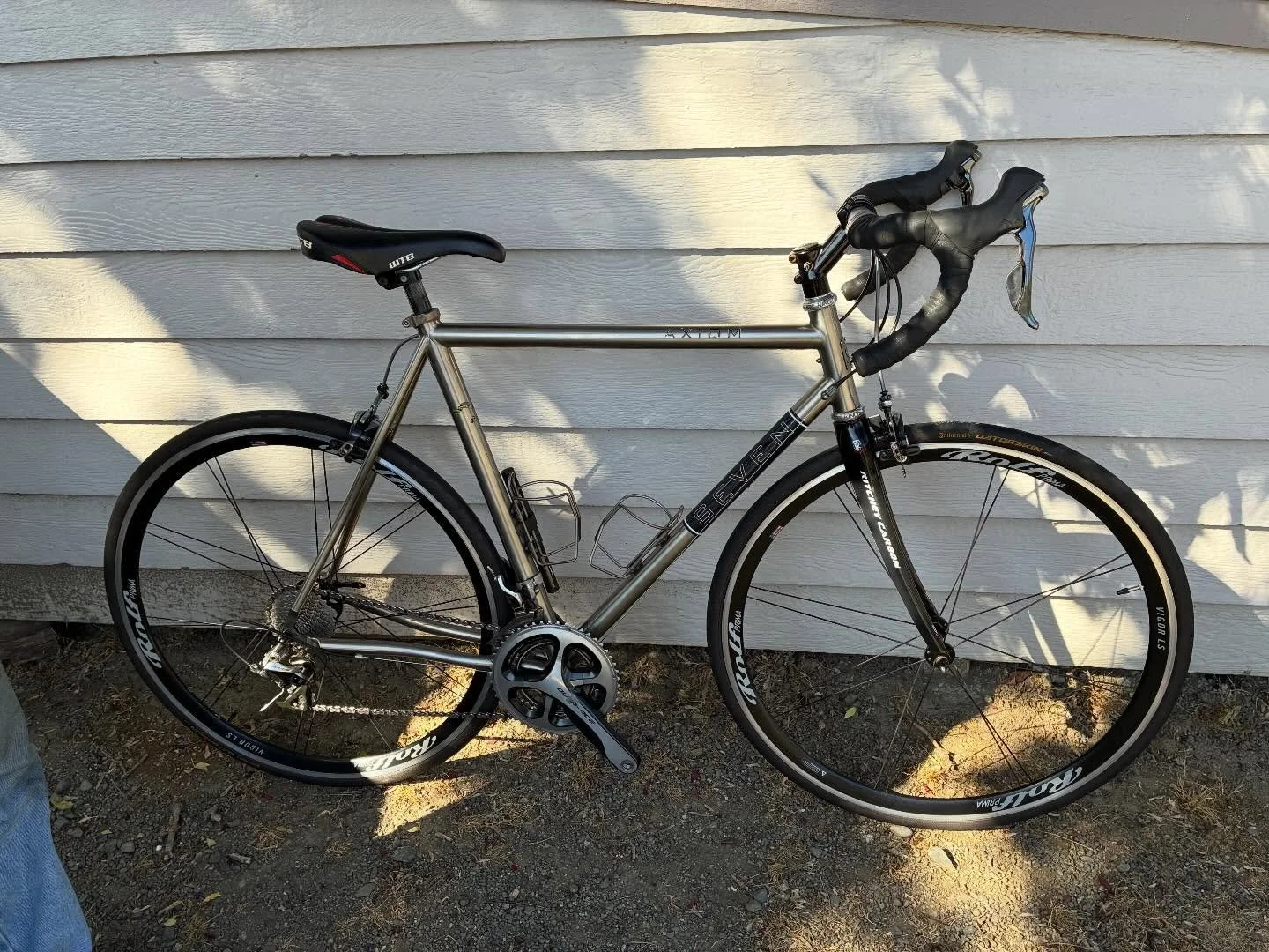 Have a friend without Facebook who wants to sell his Seven.
55 DuraAce 11 speed double, Rolf wheelset. Starting price $1800.  https://www.facebook.com/share/p/1CFwuhf4fT/?