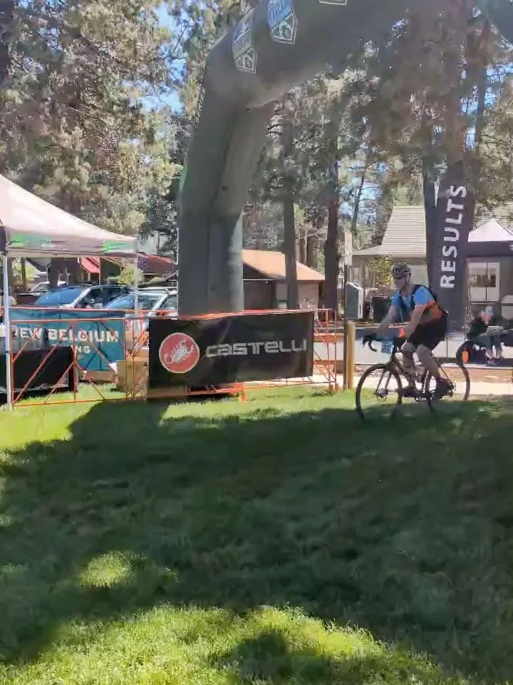 Andrew out there racing!  He told us he did better than he thought he would!!! Good job Andrew, thanks for flying the colors!