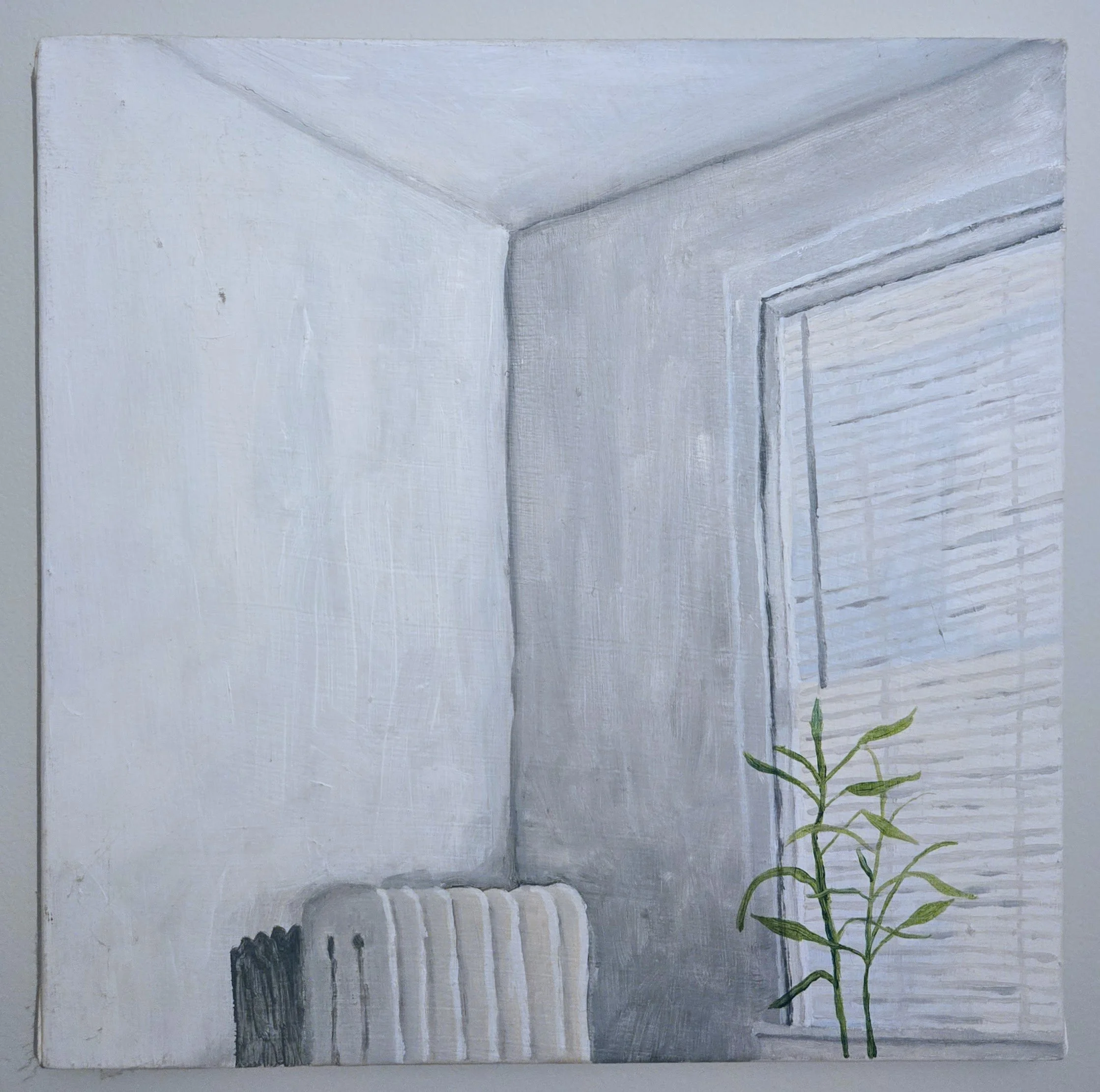 Living Room - Outside / Inside
Amy Wainwright
amywainwright.com/art
2008
Oil paint, pen and ink, pencil, watercolor on watercolor paper
14in x 14in, 12in x 12in