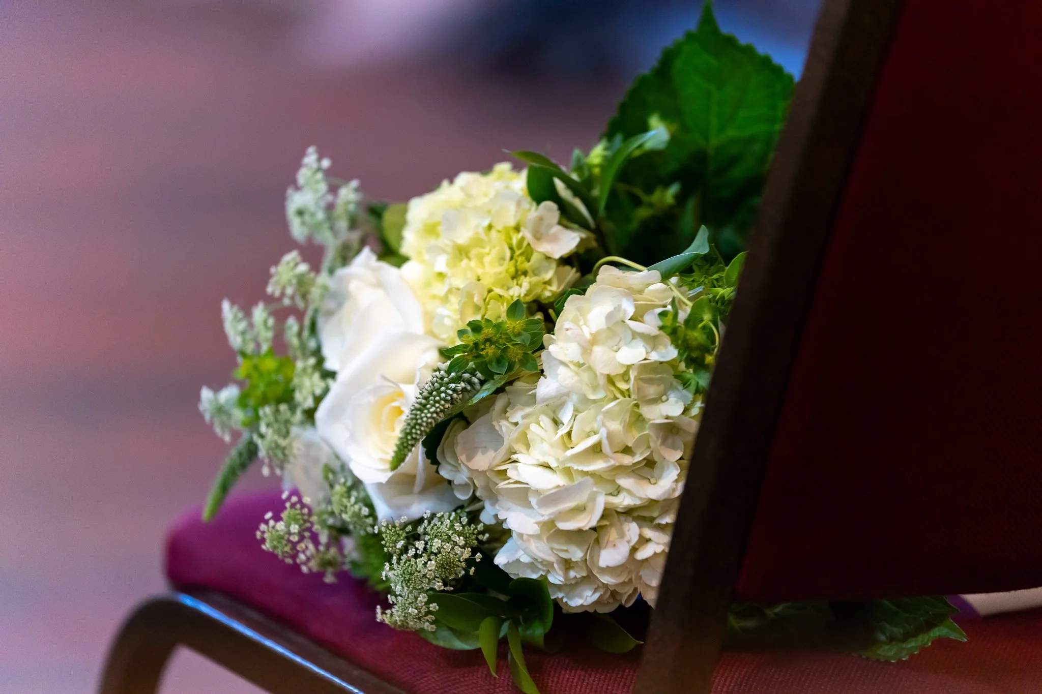 Bride's bouquet at Raleigh, NC wedding