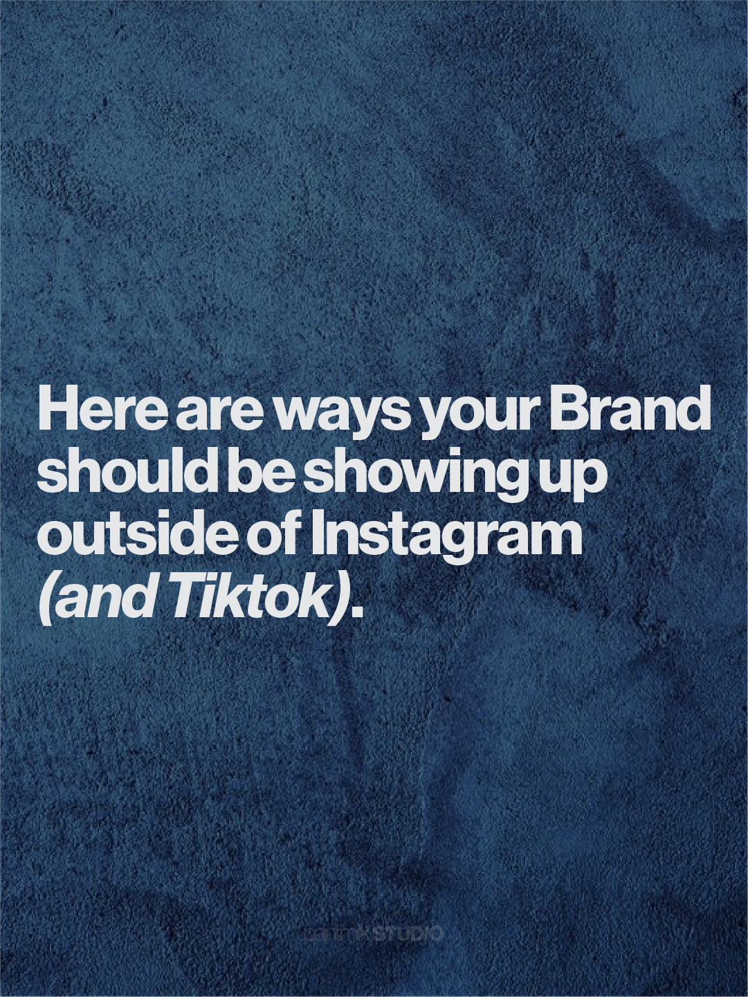 Why Posting on Instagram Isn't a Brand Strategy (And What to Do Instead)