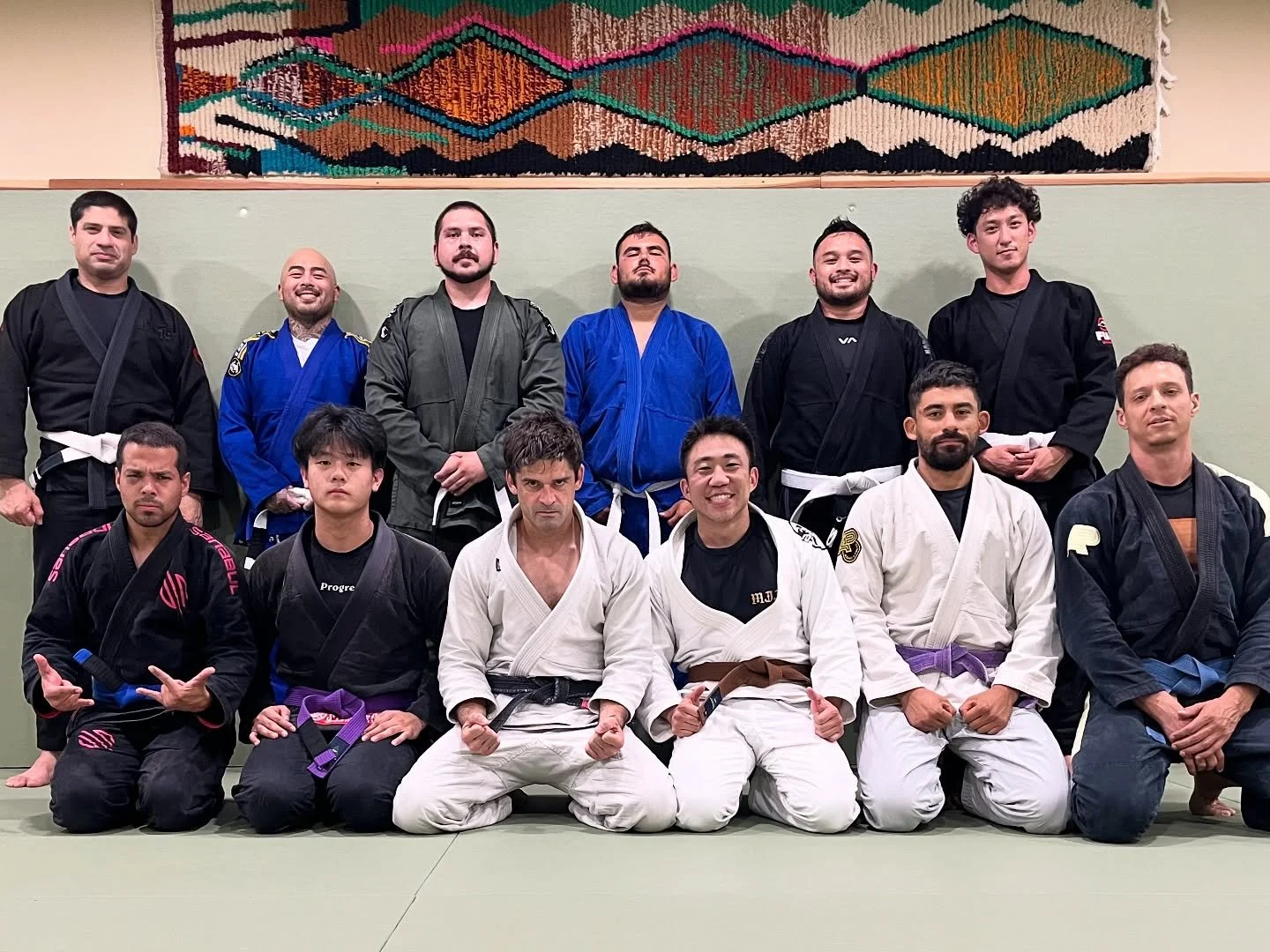 Congratulations to Coaches Daniel @dannyy_iell and Brian @bbrriiaannoohh for their purple and brown belt promotions, respectively! Earned from their Professor @isaacdoederlein from the world-class gym of @varsity.jiujitsu here in LA. We&rsquo;re luck