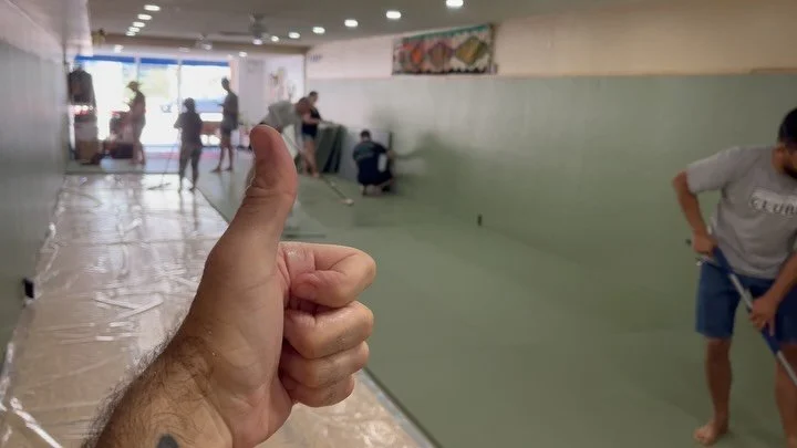 Keeping the training space clean and healthy is part of a strong gym culture. If the space is clean we can train hard without fear of degraded equipment and exposure to  dangerous health conditions. 

It shows respect to the space, yourself, and your