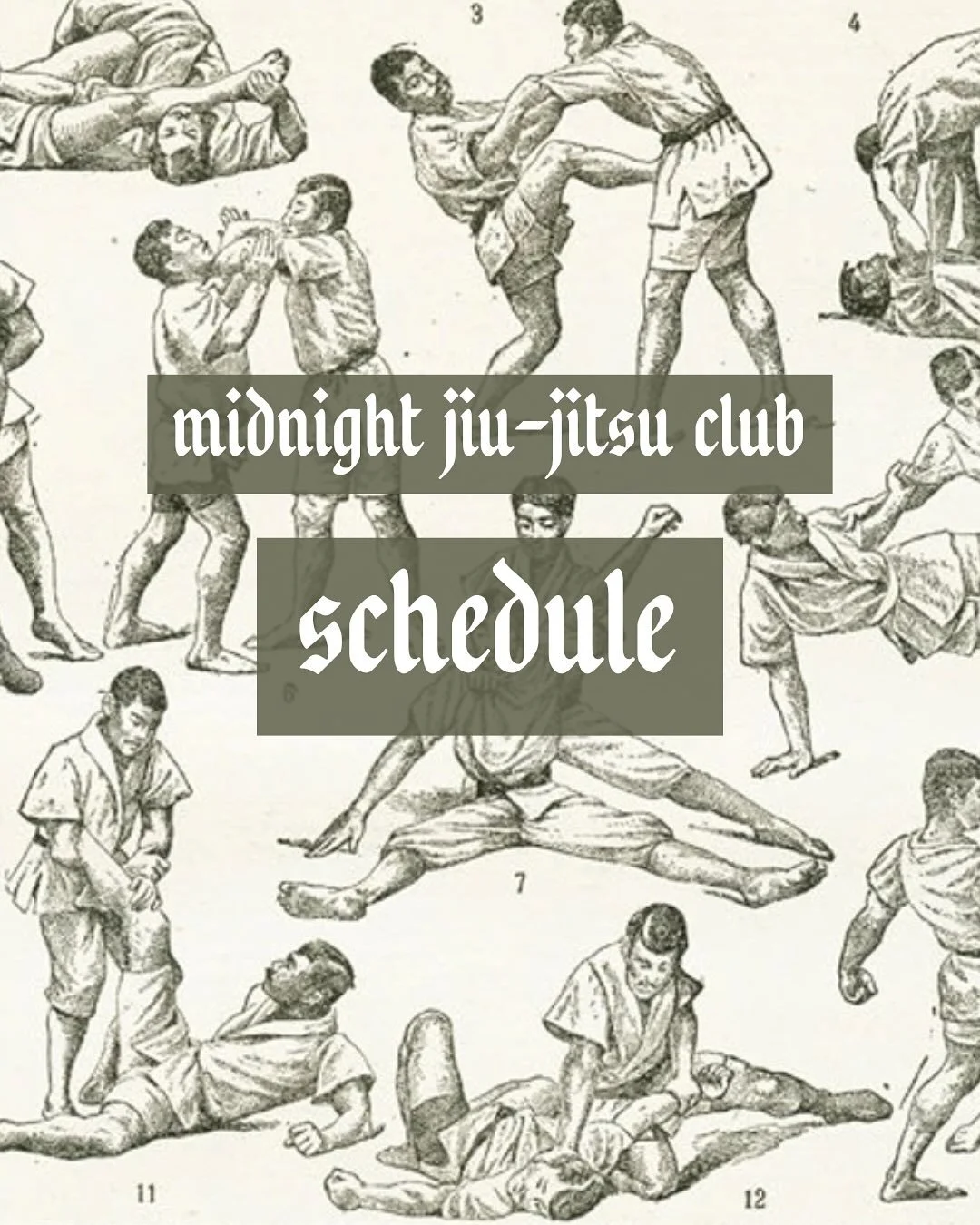 mjjc schedule ✨ always check stories for updates!