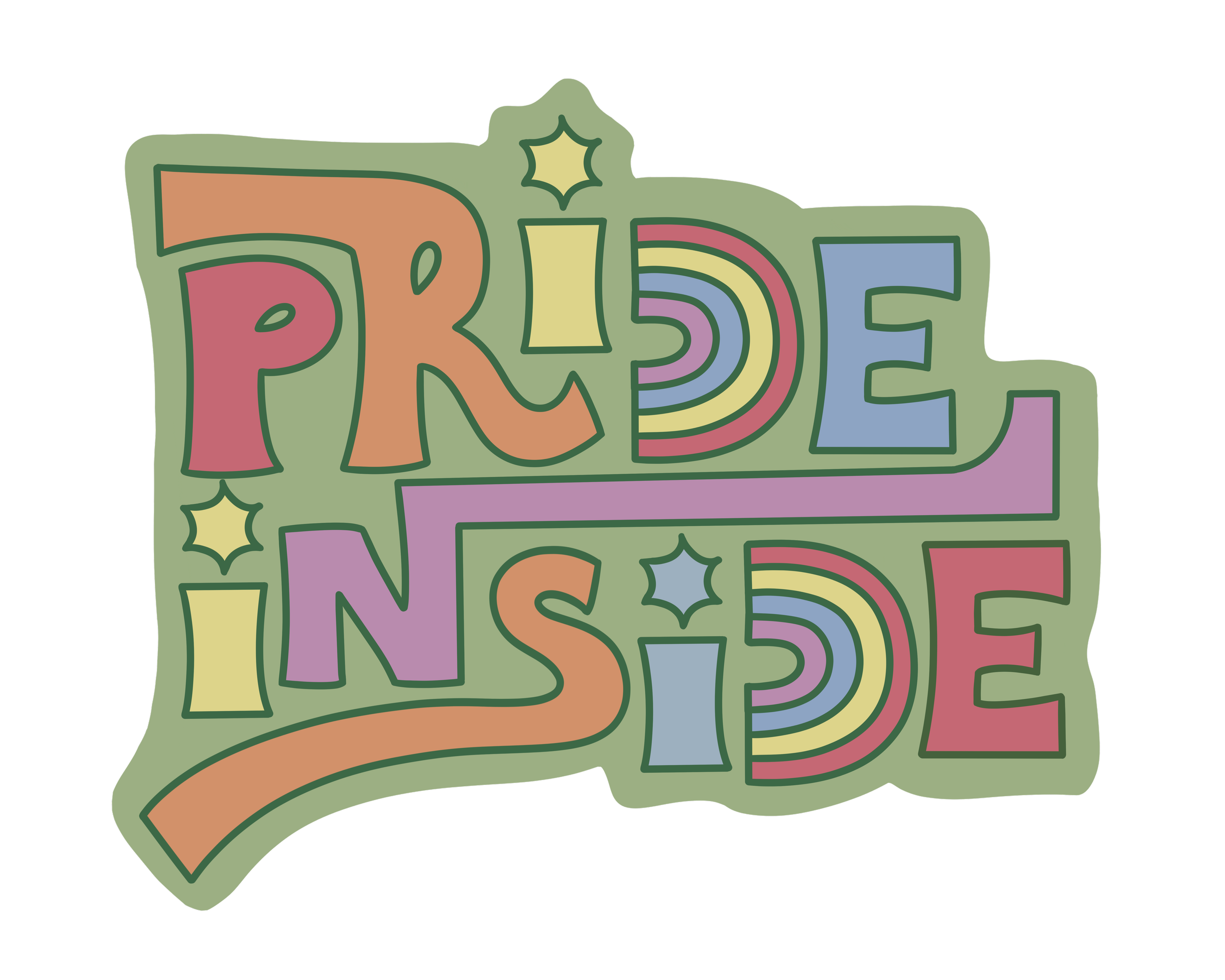 Pride Inside Sticker