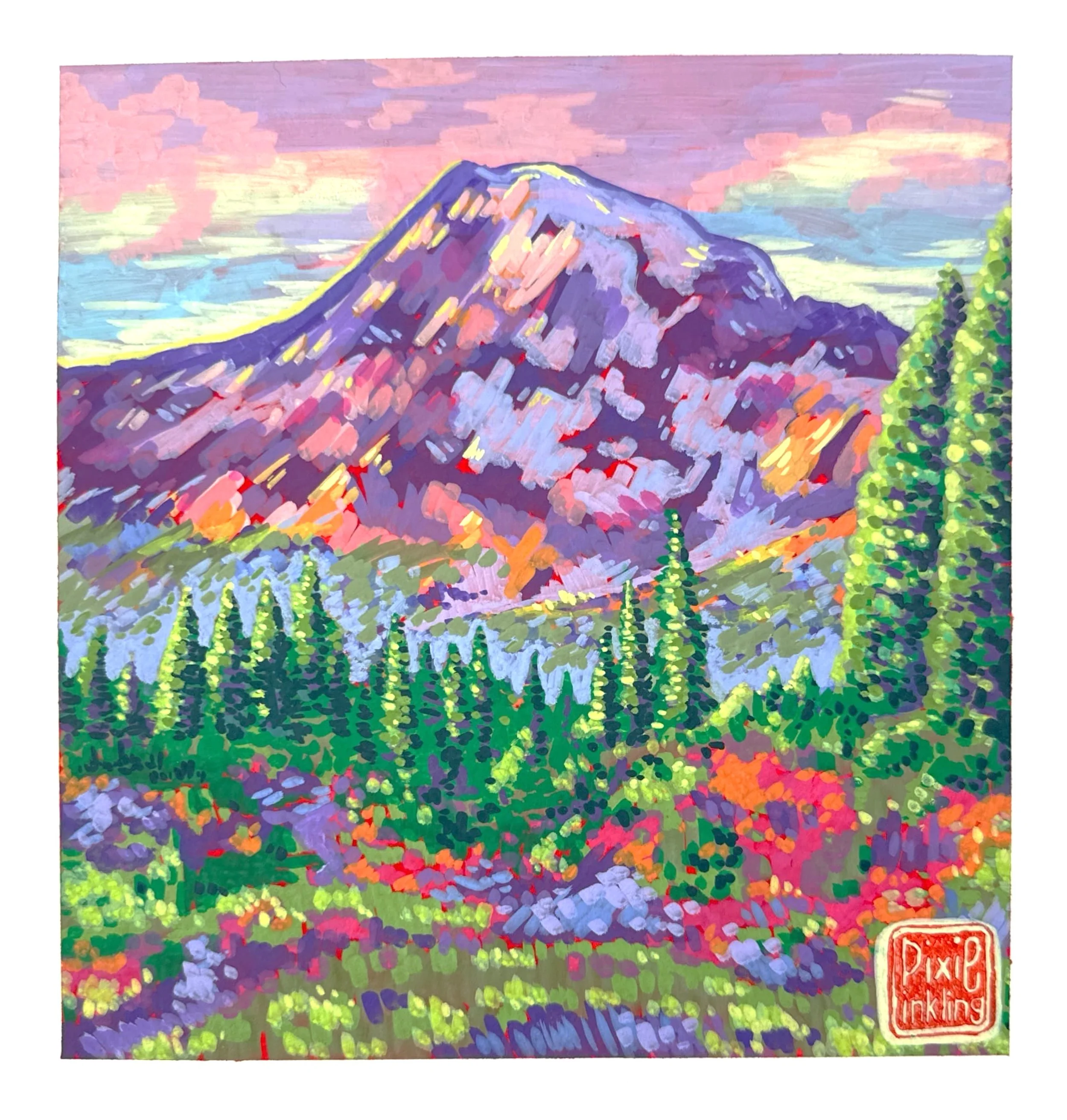 Montana Wildflowers Art Print