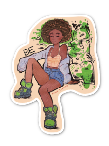 'Be Bold' Inspirational Vinyl Sticker