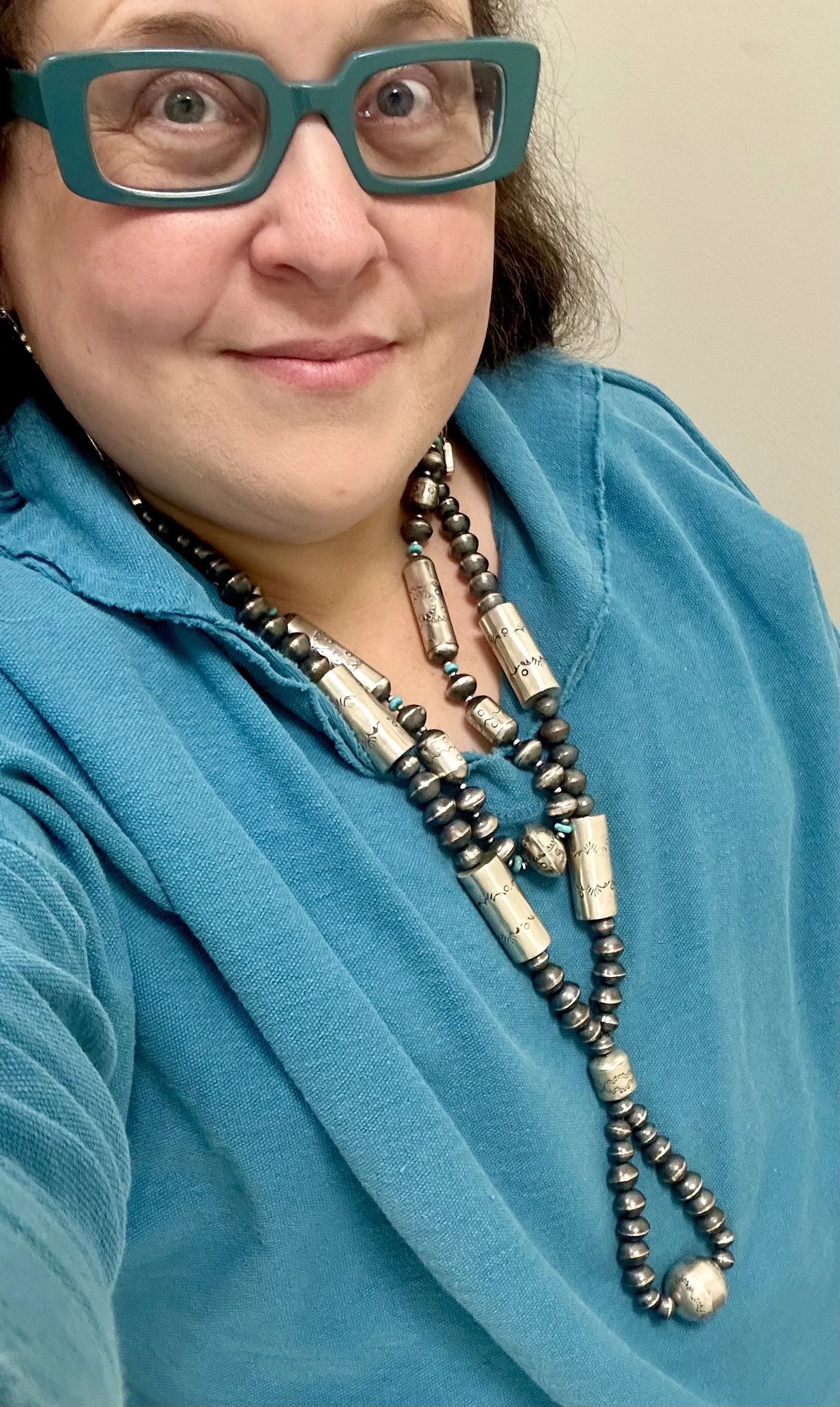 Wearing Sharon Cooley Nez