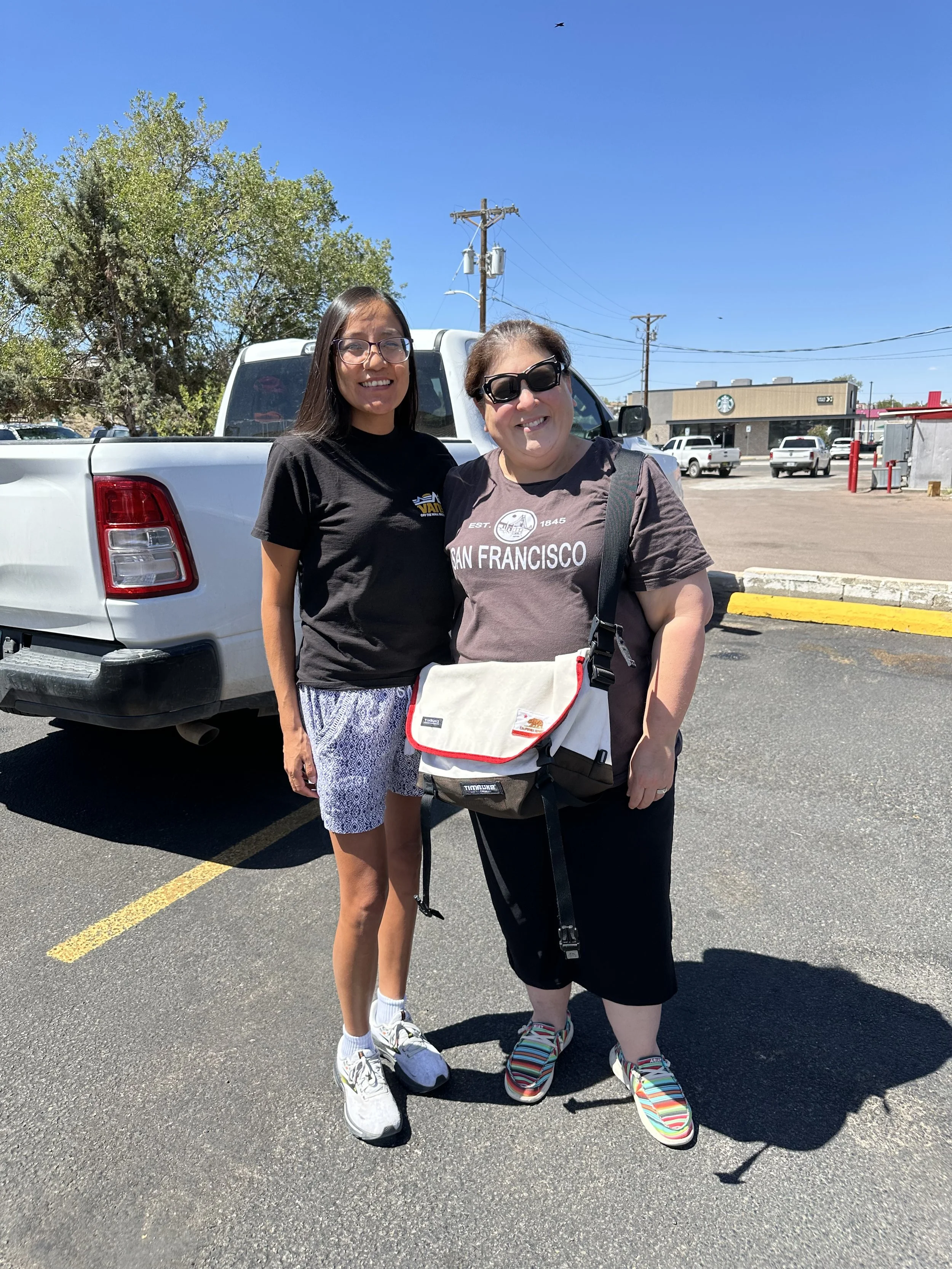 Vinita Cowboy, who makes some of the best silver beads anywhere