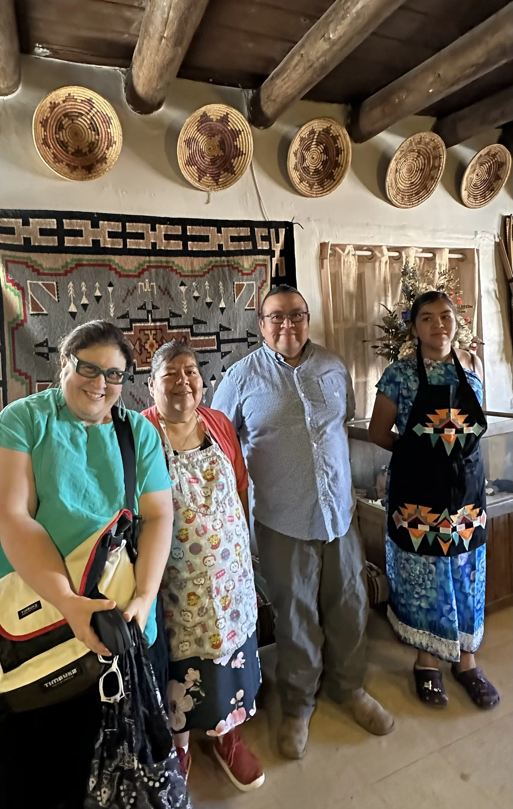 The amazing Sharon Abeyta and her brother Lester Abeyta, who are some of the best heishi makers in the business
