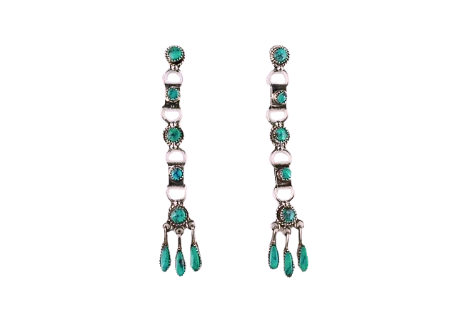 Fun Dangle Earrings - Viola and Jacob Bobelu (Zuni)