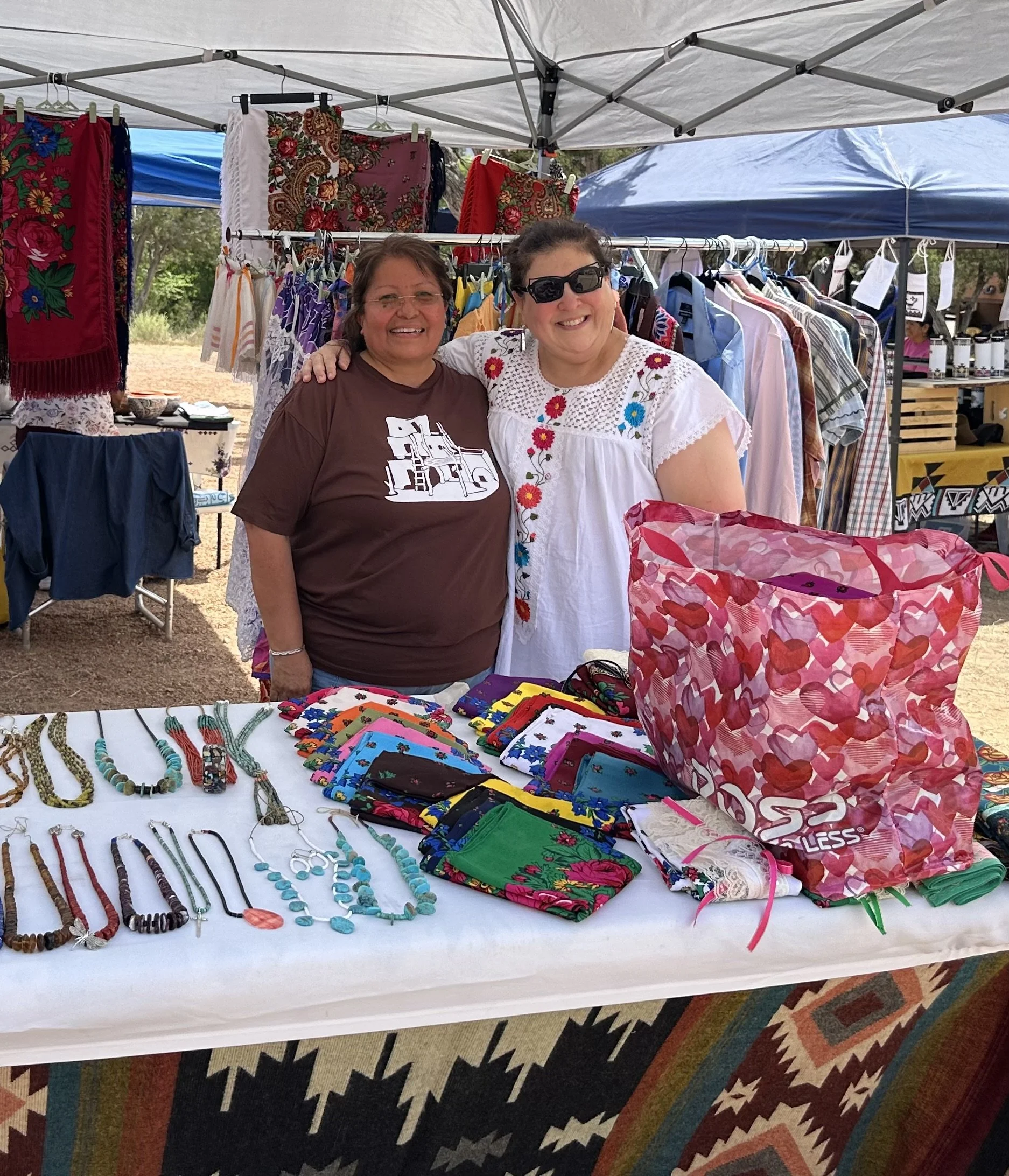 Tina Montoya, who makes great clothes as well as jewelry