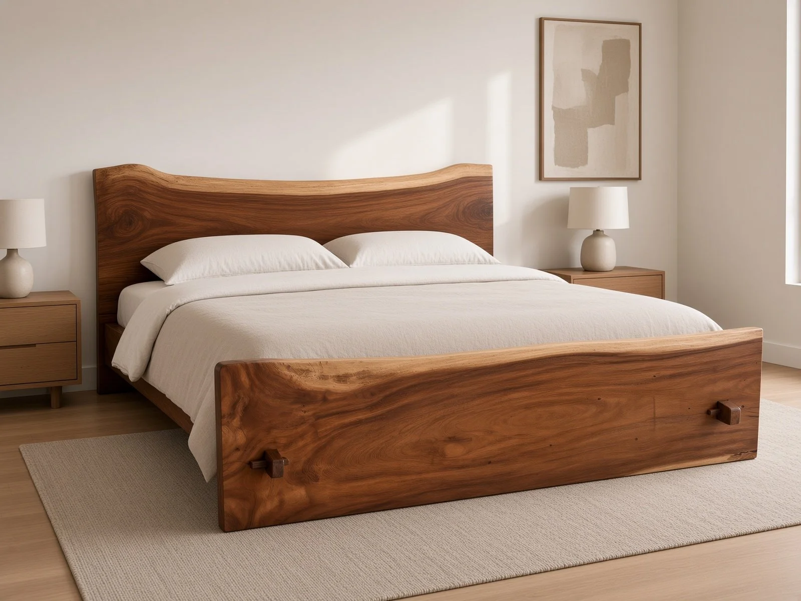 Centuria – Solid Suar Live Edge Bed