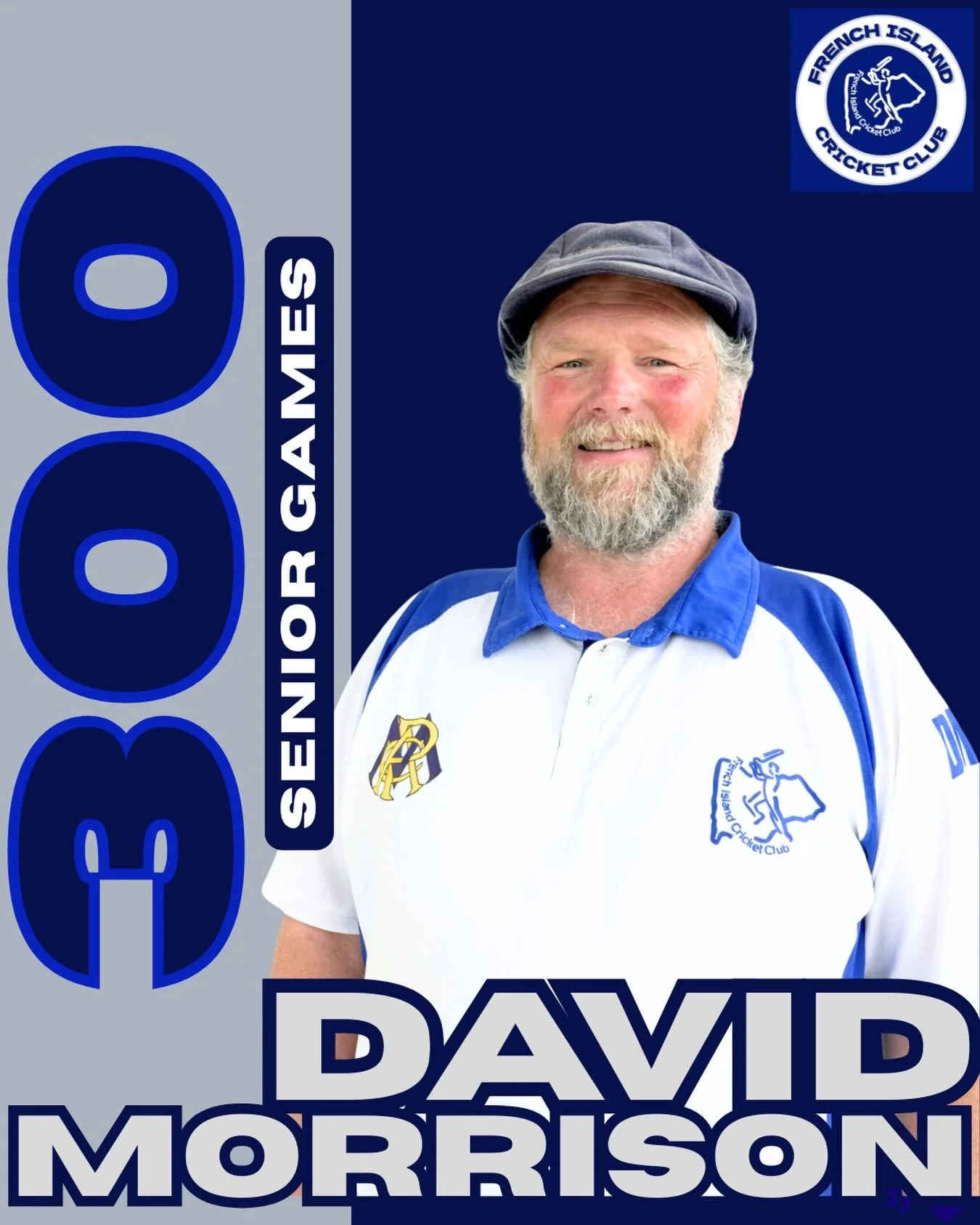 🎉 300 Senior Games &ndash; David Morrison 🎉

This Saturday, we celebrate an incredible milestone for David Morrison as he plays his 300th senior game of cricket.

David is a modest, loyal and incredibly talented competitor who has given so much to 