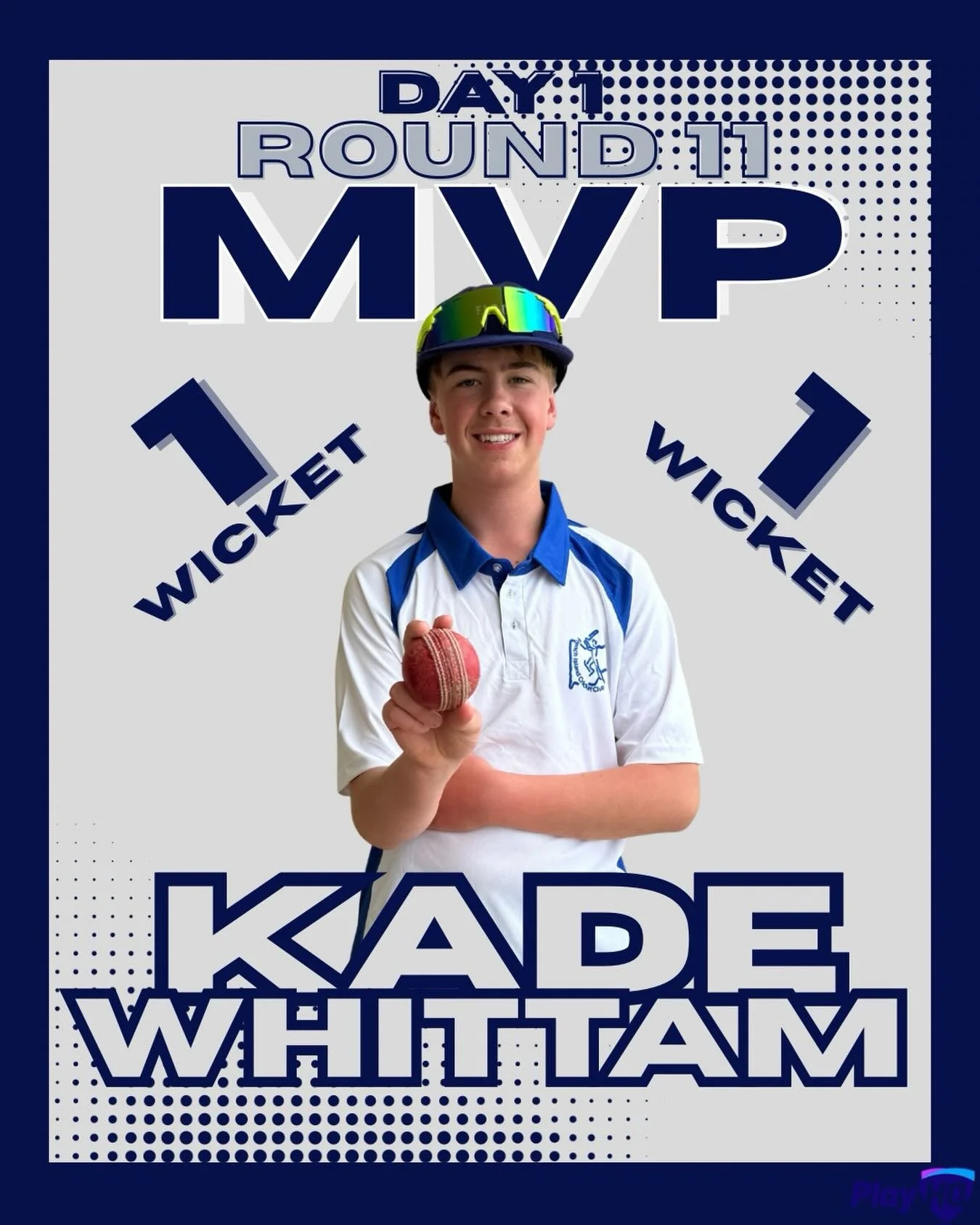 MVP &ndash; Kade Whittman 🌟

A huge performance in the field from Kade, taking 1/33 off 6.5 overs with 1 maiden, plus a brilliant run out.

On a fast outfield, Kade was outstanding, cutting off boundaries and putting in the hard yards all day. His e