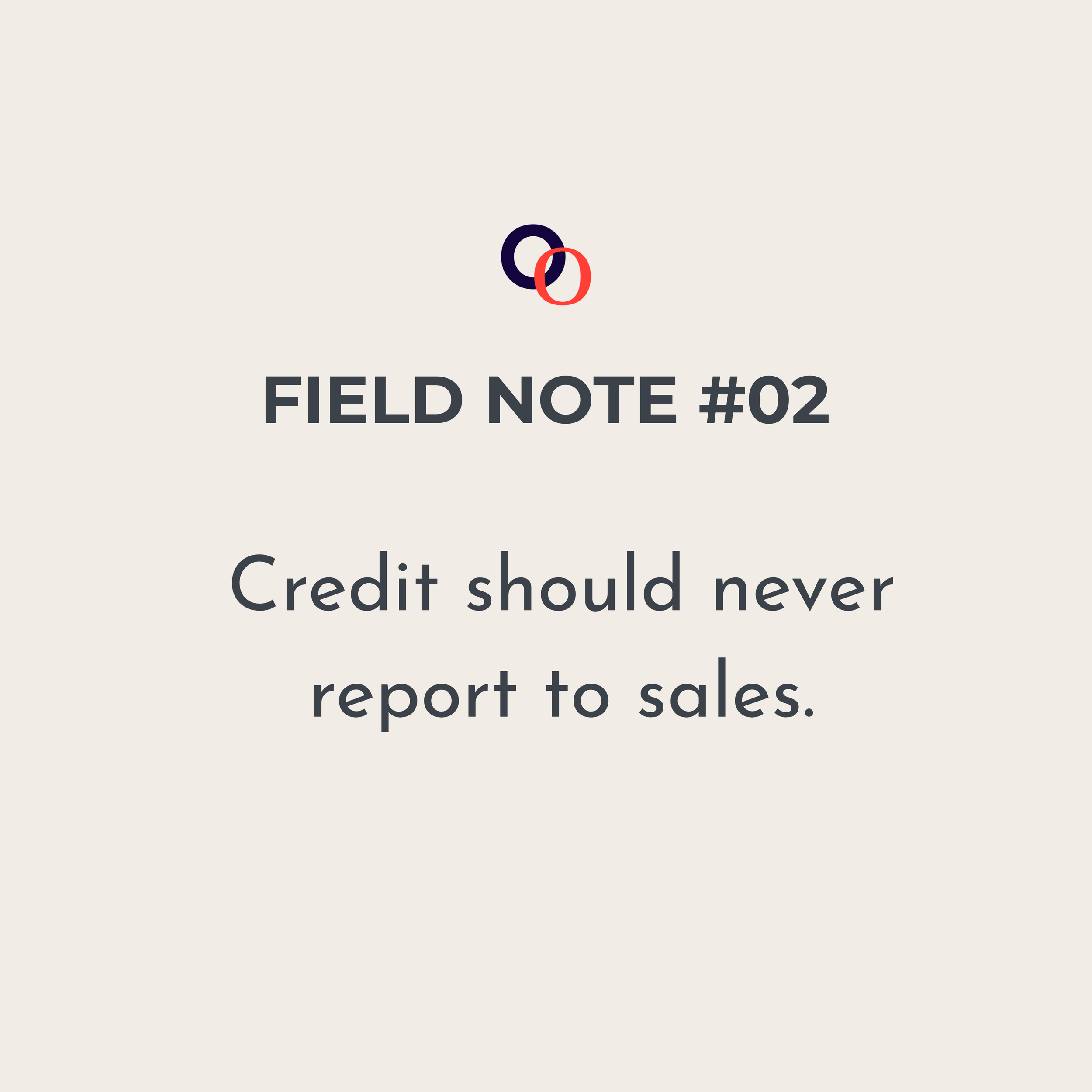 Credit Risk Needs Clear Governance 