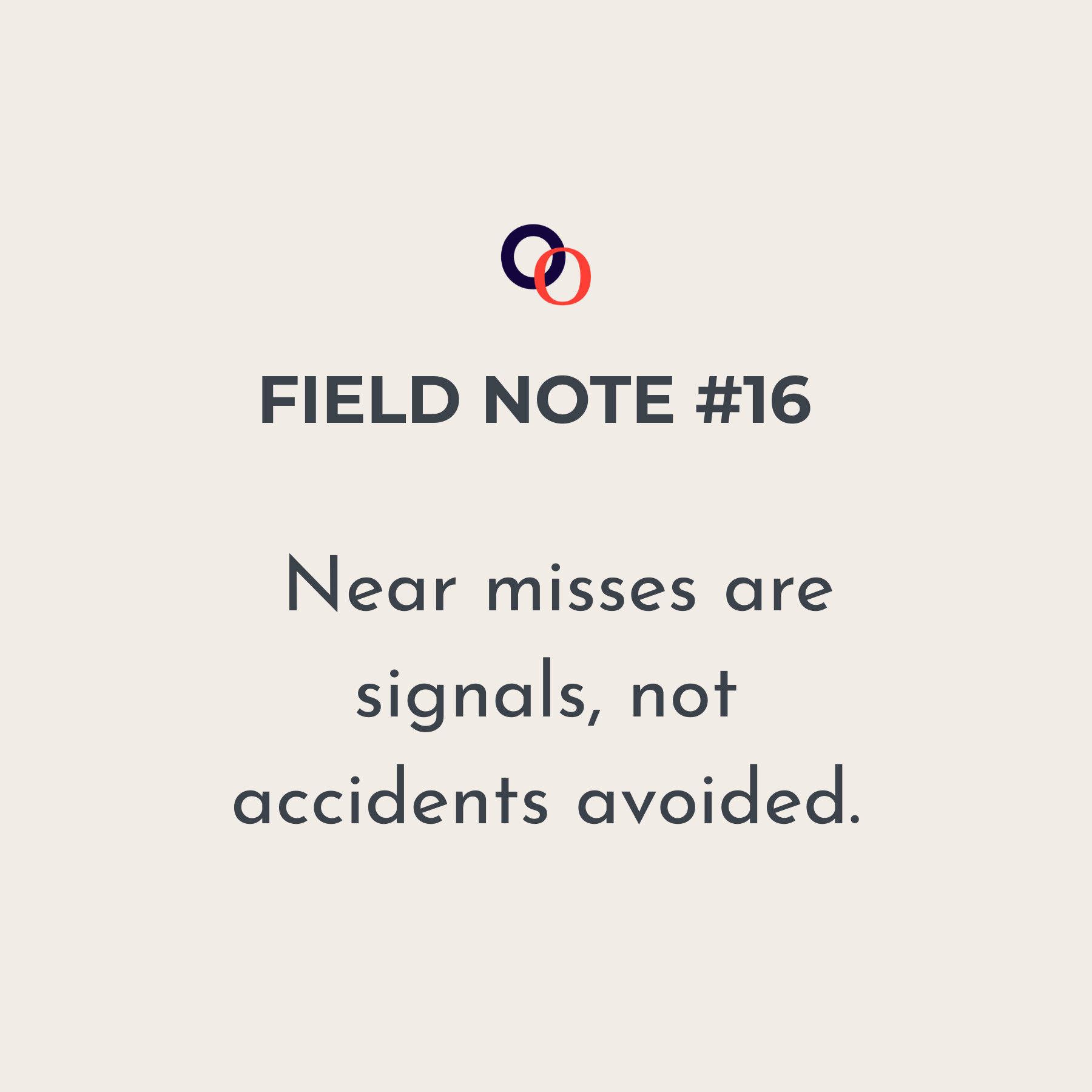 Learning From Near Misses