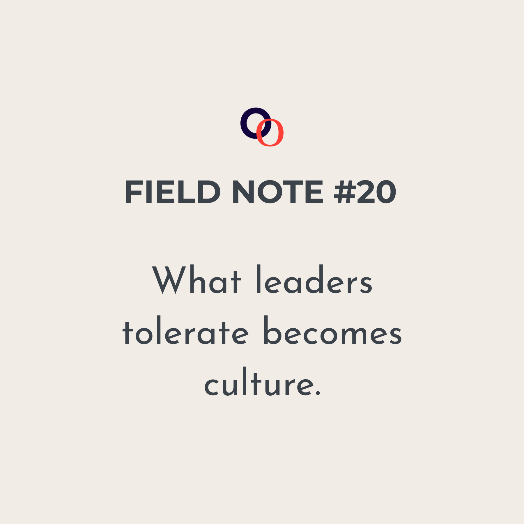 The Broken Window in Your Organisation