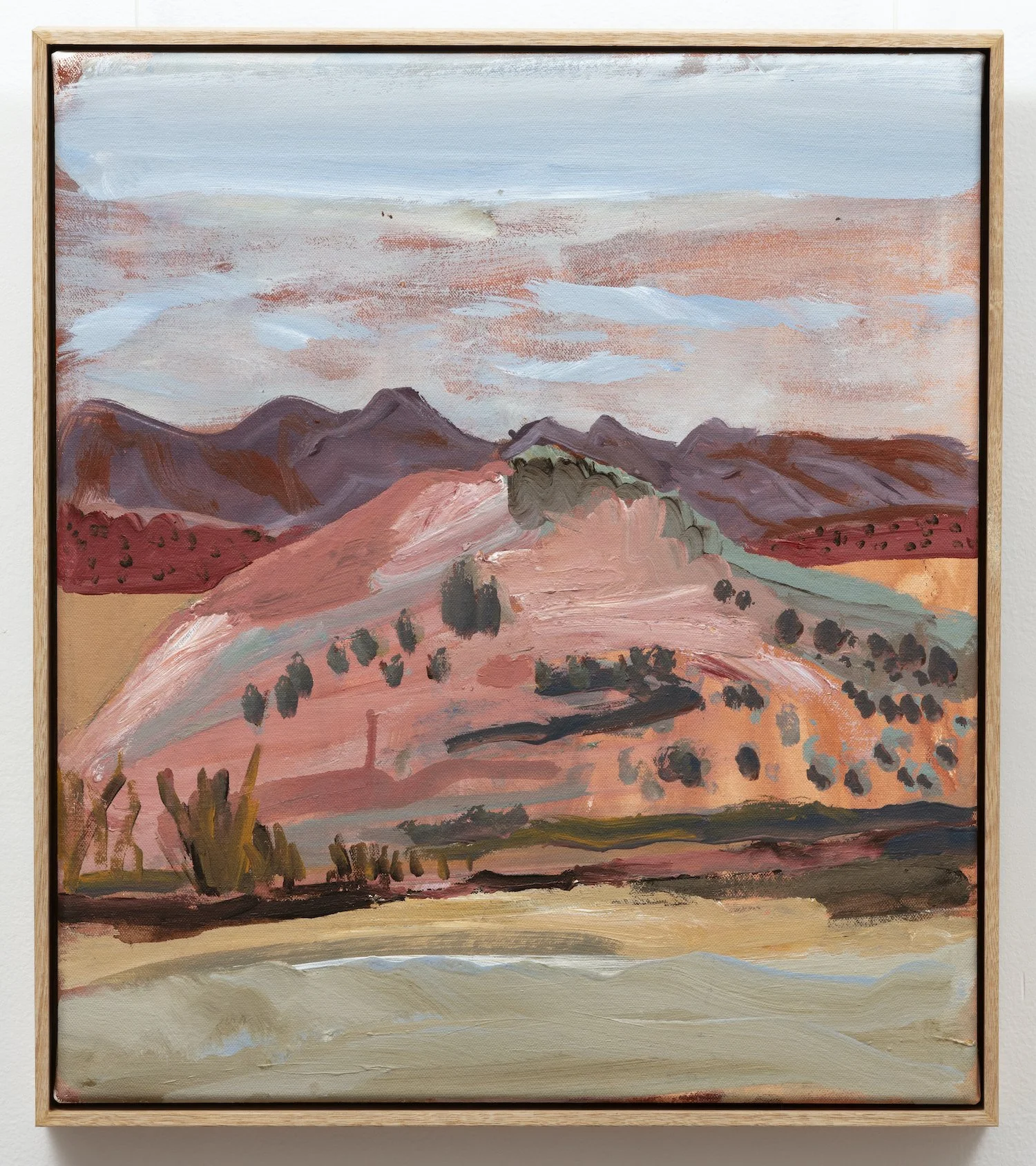 Range Study,  acrylic on canvas, 40 x 30cm, 2020