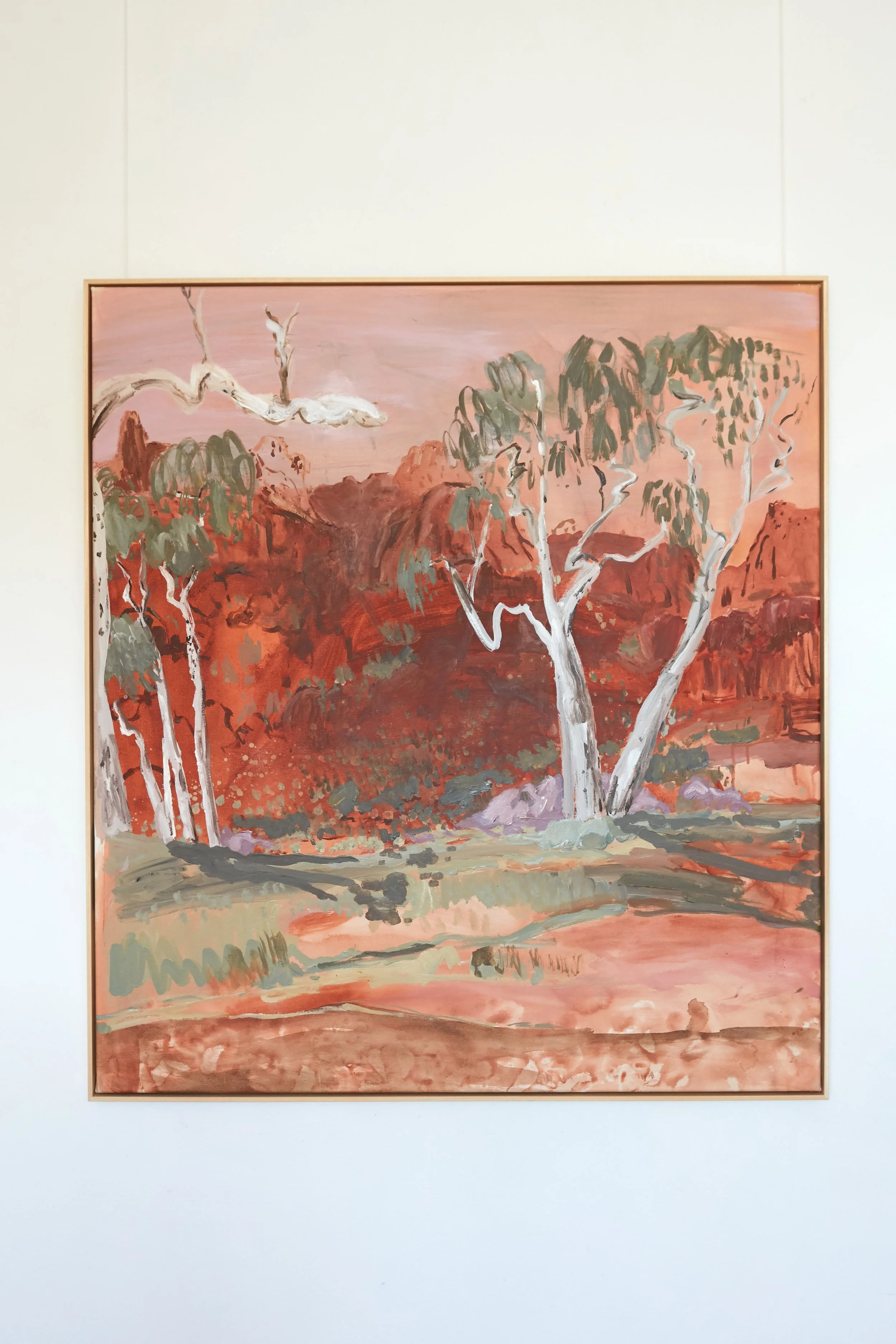 Dusk Range,  acrylic on canvas,  122 x 110cm, 2020
