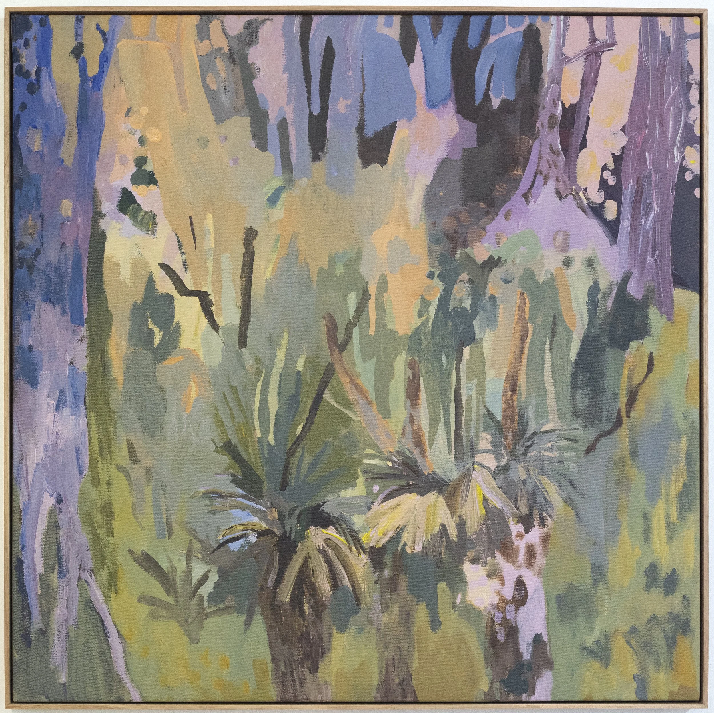 Within the Shadows, 100 x 100cm, acrylic on canvas, 2021