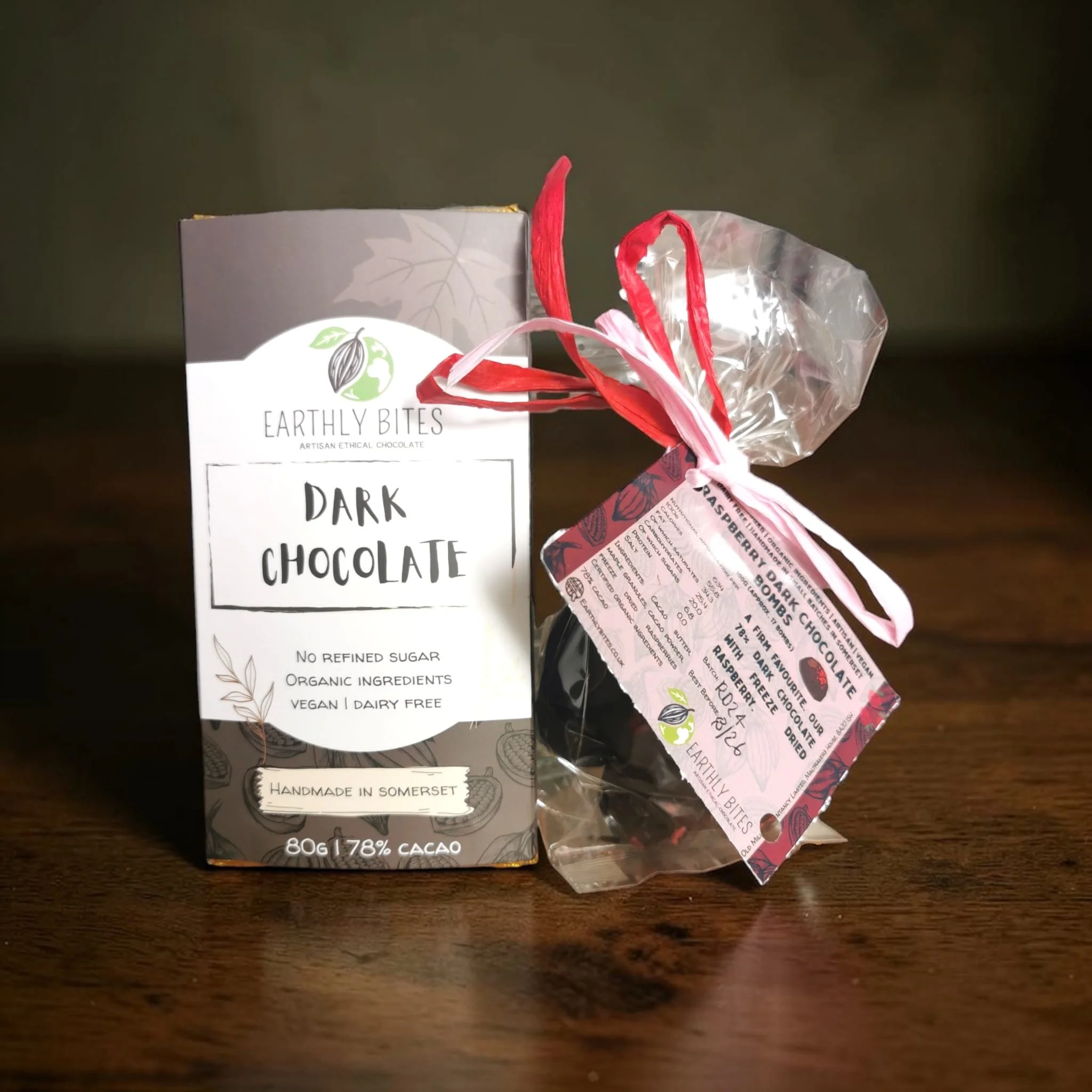 The Dark Ones Bundle - 78% dark bar & raspberry dark bombs