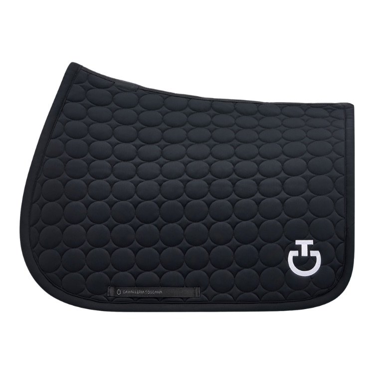 TAPIS CAVALERIA TOSCANA CIRCLE QUILTED NOIR.jpeg
