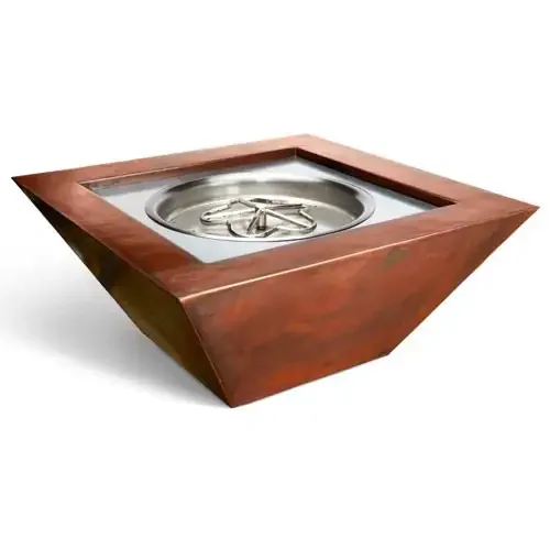 HPC 36" Hammered Sierra Series Copper Fire Bowl