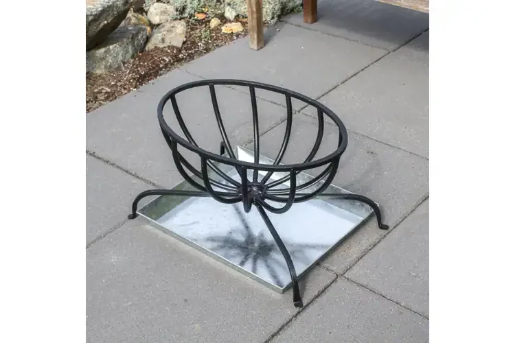 Ash Pan for Small Grates – 24-Gauge Galvanized Steel