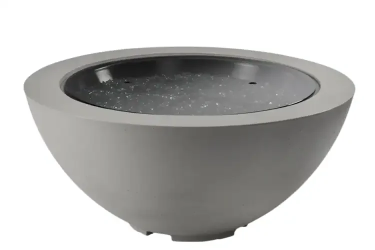 Cove Natural Grey 42" Round Gas Fire Pit Bowl Cover Included