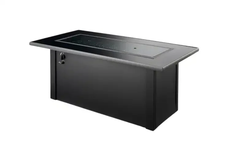 Monte Carlo Linear Gas Fire Pit Table Cover Included