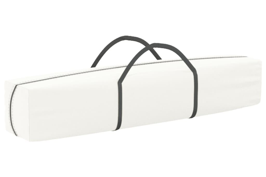 Folding Party Tent 3 x 6 m in White with 210D Oxford Fabric with Silver Coating and Bag