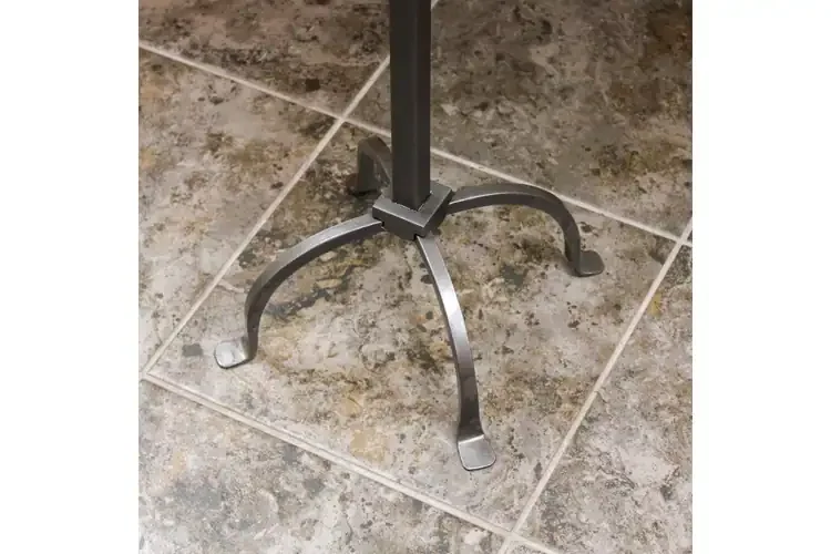 English Country Fireplace Tool Set Stand in Graphite