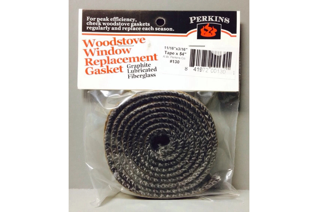 11/16" Wide by 3/16" Thick Black Self-Adhesive Flat Tape Gasket – 54" Precut Flat Seal Package
