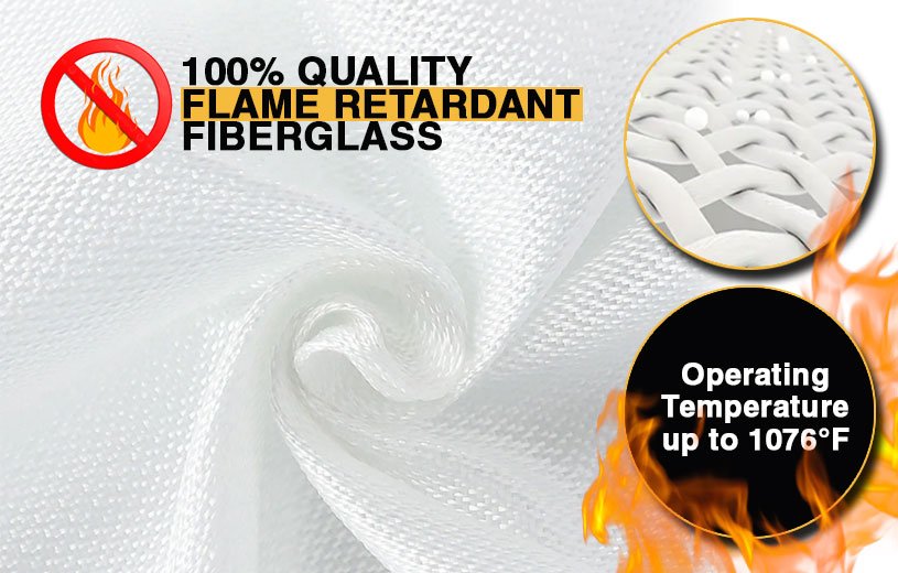 Emergency Fire Blanket 100% Flame Retardant